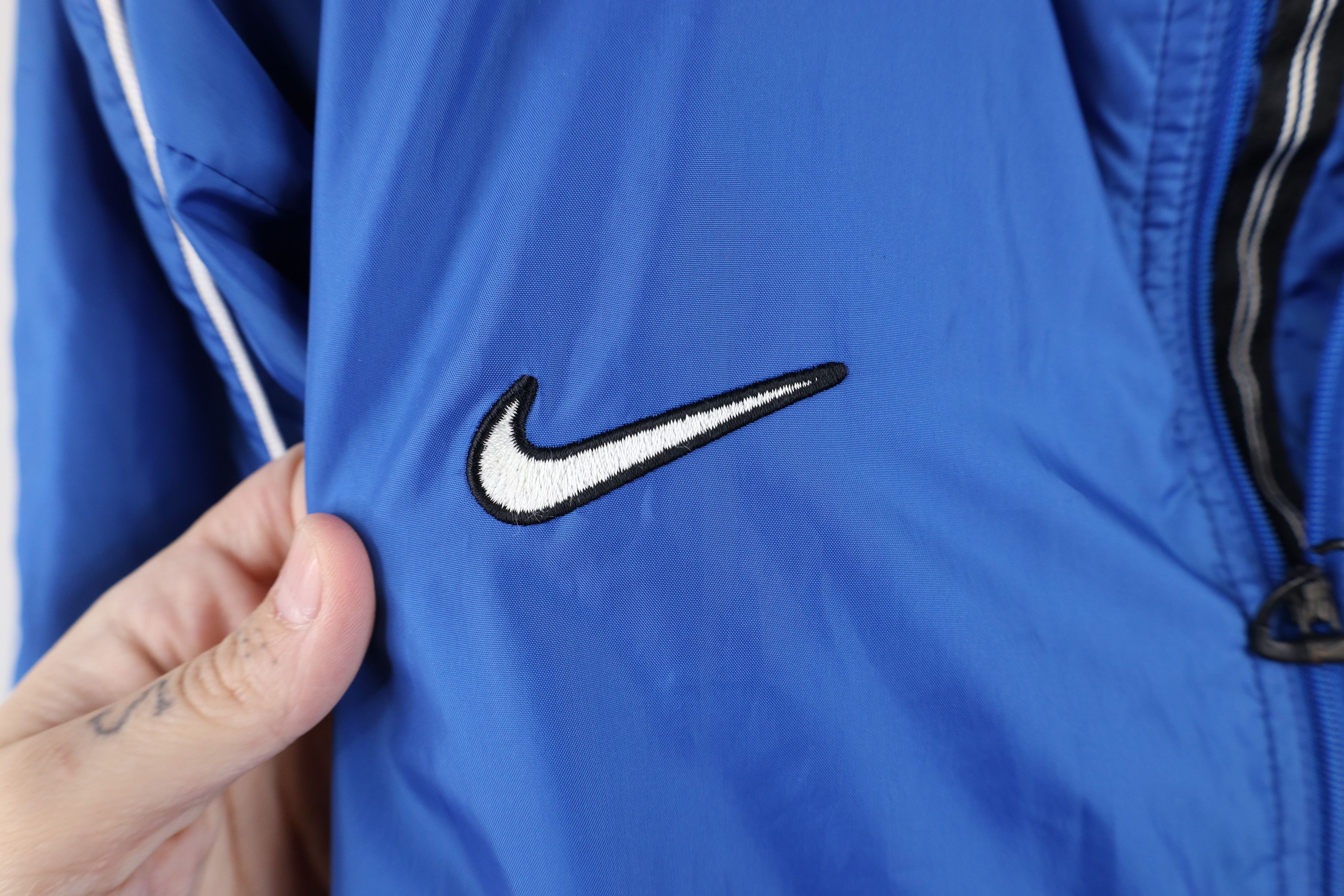 Nike Vintage 90s Y2K Nike Scott Mini Swoosh Windbreaker Jacket Size US XL / EU 56 / 4 - 4 Thumbnail