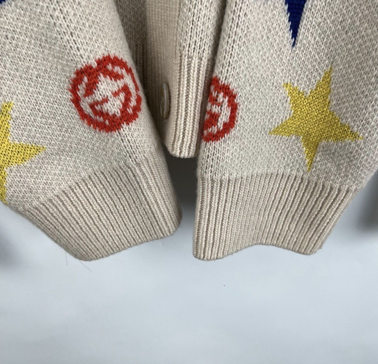 Gucci Gucci/Star Double G Monogram Knit Cardigan K12 Size XS / US 0-2 / IT 36-38 - 5 Thumbnail