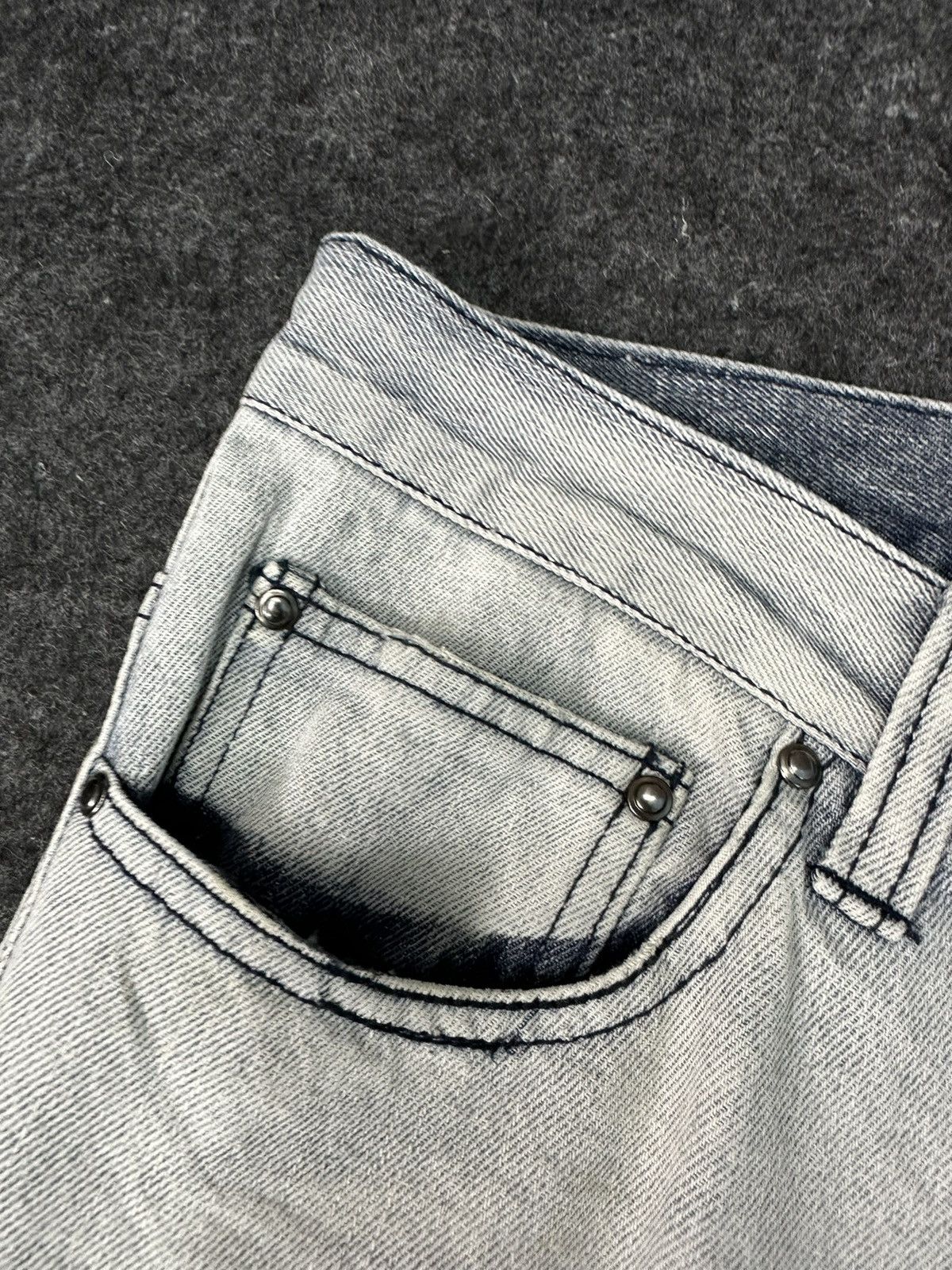 If Six Was Nine Vintage Zerosail Rock Punk Flare Denim D716 Size US 32 / EU 48 - 12 Thumbnail