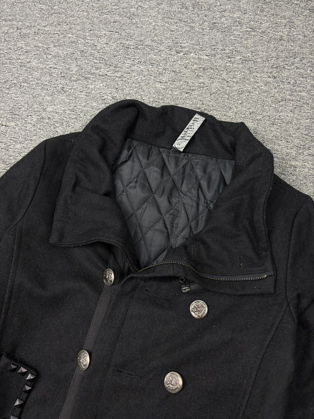 If Six Was Nine Tactical Punk Bondage Wool Jacket By Japanese Brand Size US S / EU 44-46 / 1 - 2 Thumbnail