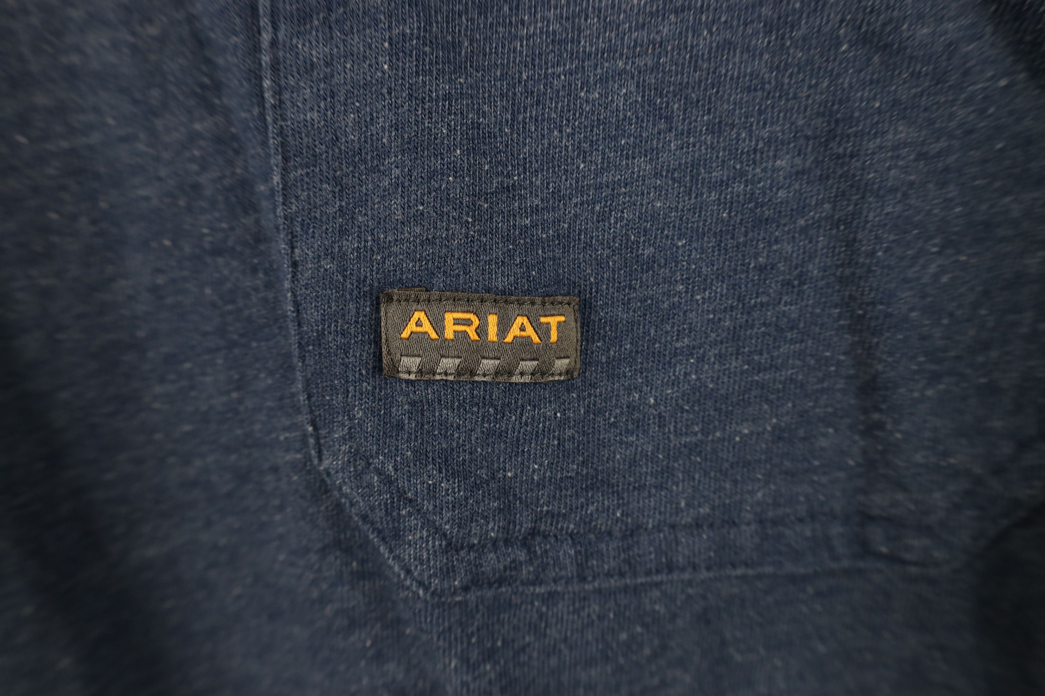 Ariat Ariat Rebar Workwear Short Sleeve Pocket T-Shirt Blue Size US M / EU 48-50 / 2 - 4 Thumbnail