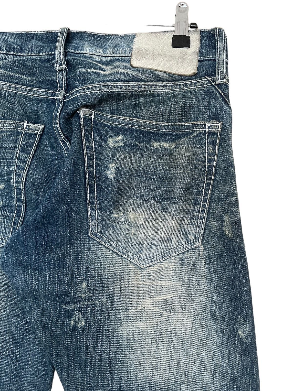 If Six Was Nine × Japanese Brand Vintage Japanese Brand Urban Craft Ripped Jeans 1990s Size US 32 / EU 48 - 6 Thumbnail