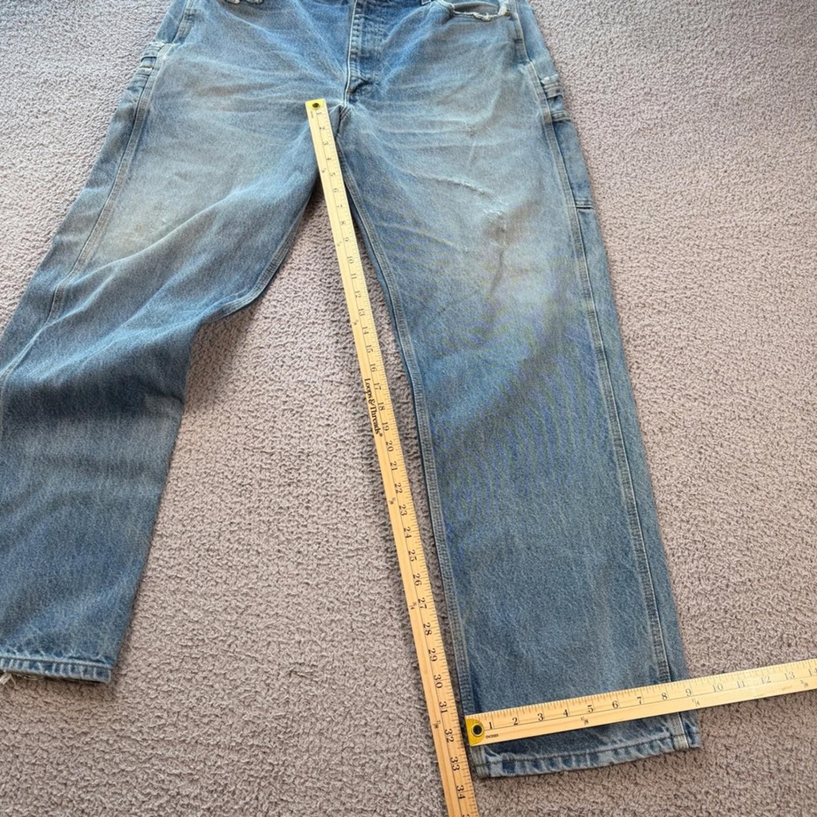 Carhartt Carhartt B171 DST Relaxed Fit Carpenter Jeans Mens 40x34 Size US 40 / EU 56 - 4 Thumbnail
