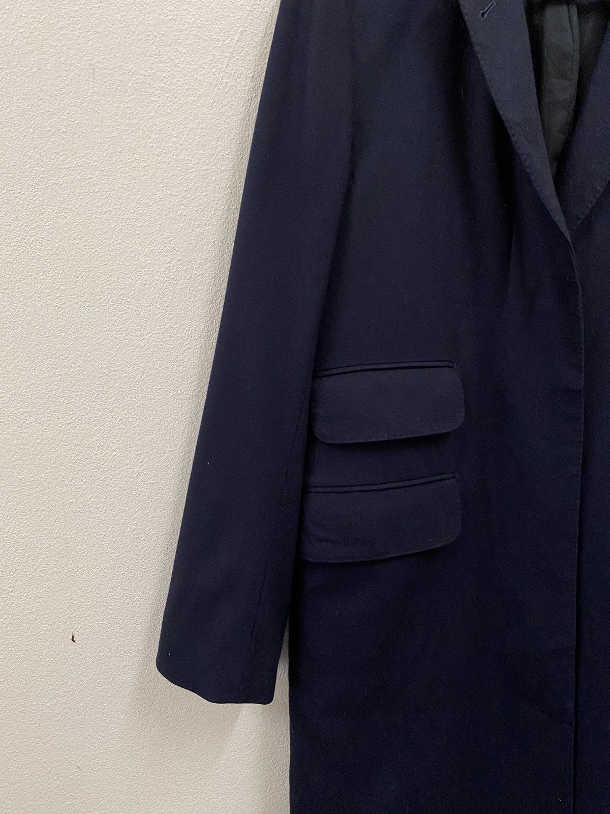 Margaret Howell Margaret Howell Wool Coat Jacket - Navy Blue Size M / US 6-8 / IT 42-44 - 7 Thumbnail