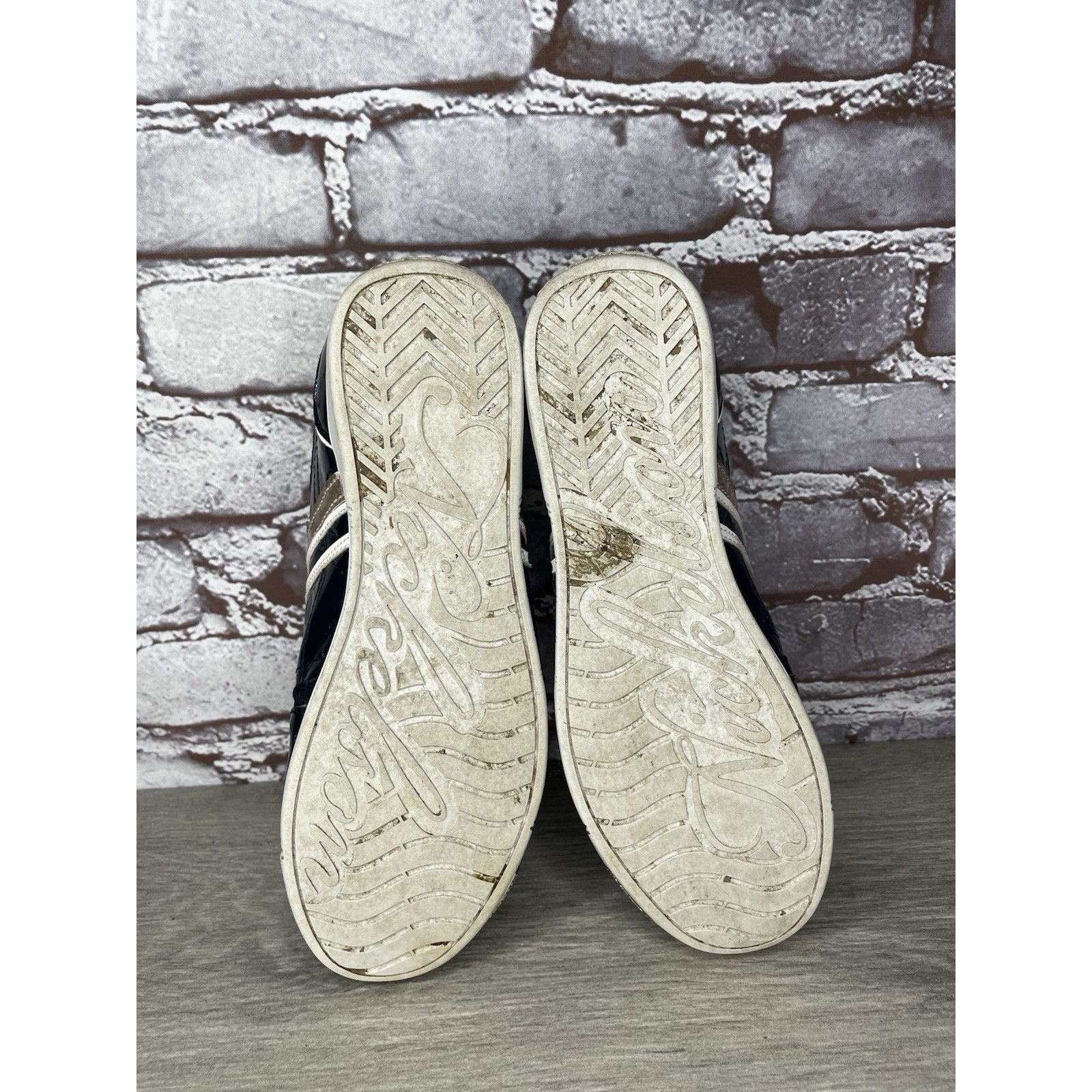 Studio Nicholson NICKELSON Fiera Blue Patent Leather Low Top Lace Sneakers Wo Size US 7.5 / IT 37.5 - 8 Thumbnail