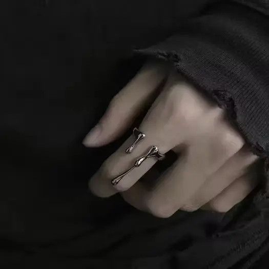 Jewelry Retro irregular ring Size ONE SIZE - 2 Thumbnail