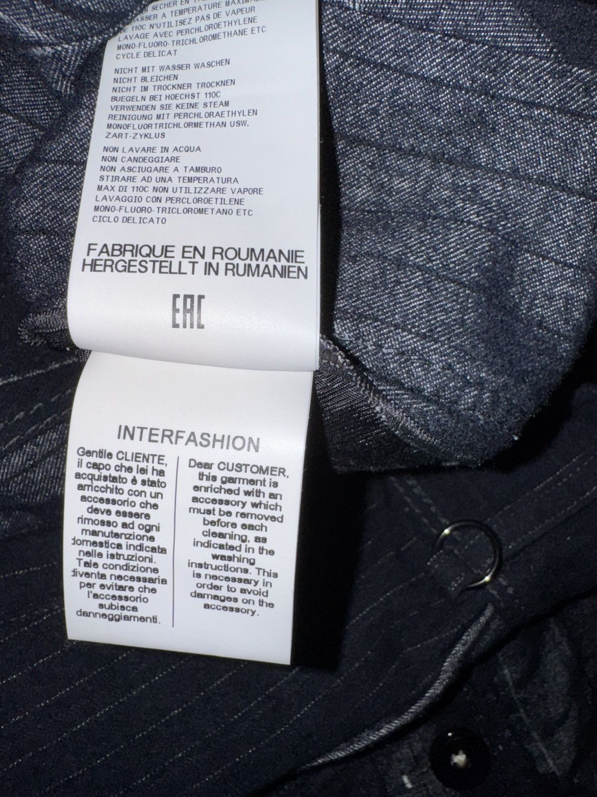 Other High Everyday Couture Claire Campbell midi skirt dark blue Size 34" / US 12 / IT 48 - 6 Thumbnail