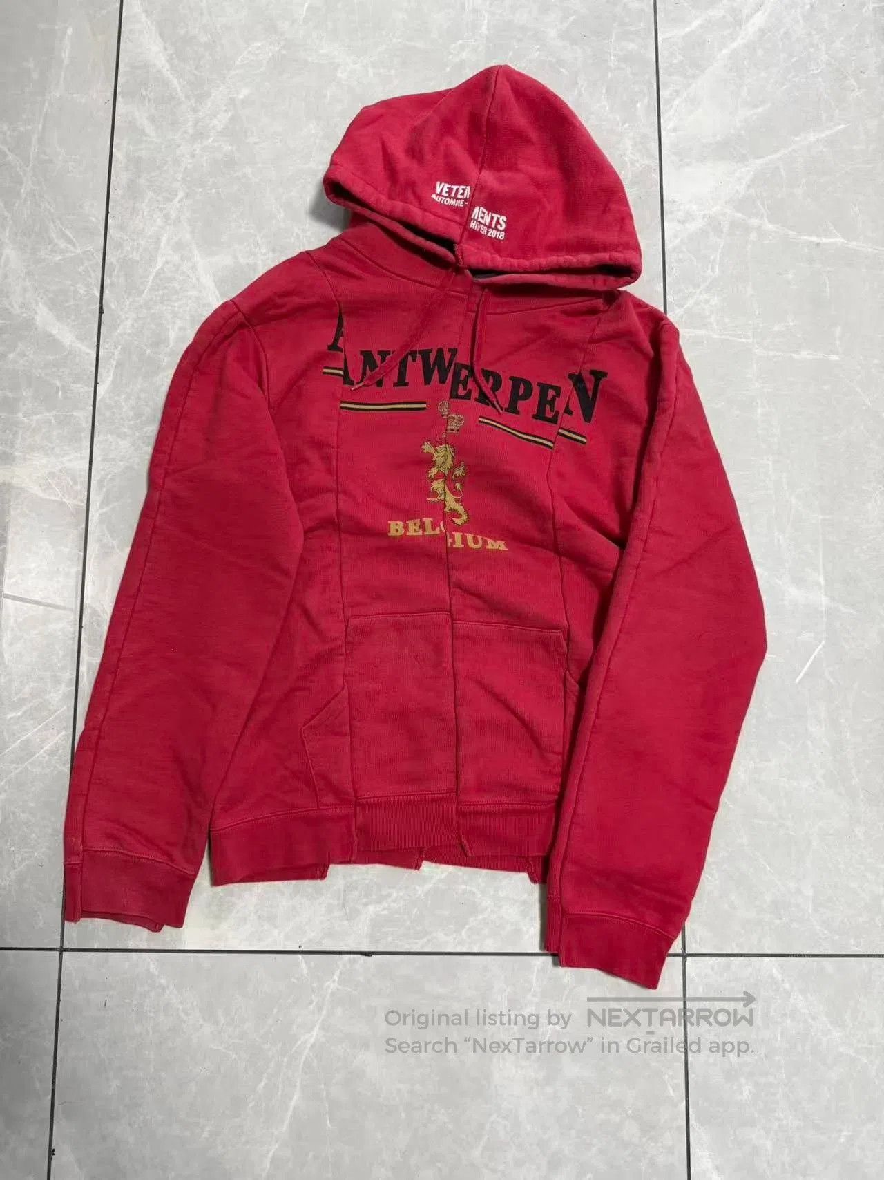 Vetements Vetements 2018 Women's Red Hoodie. Size M / US 6-8 / IT 42-44 - 1 Thumbnail