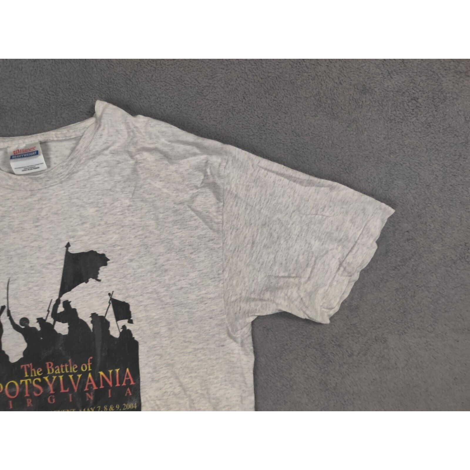 Hanes VINTAGE Virginia Shirt Adult Mens The Battle of Spotsylvania Size US M / EU 48-50 / 2 - 3 Thumbnail