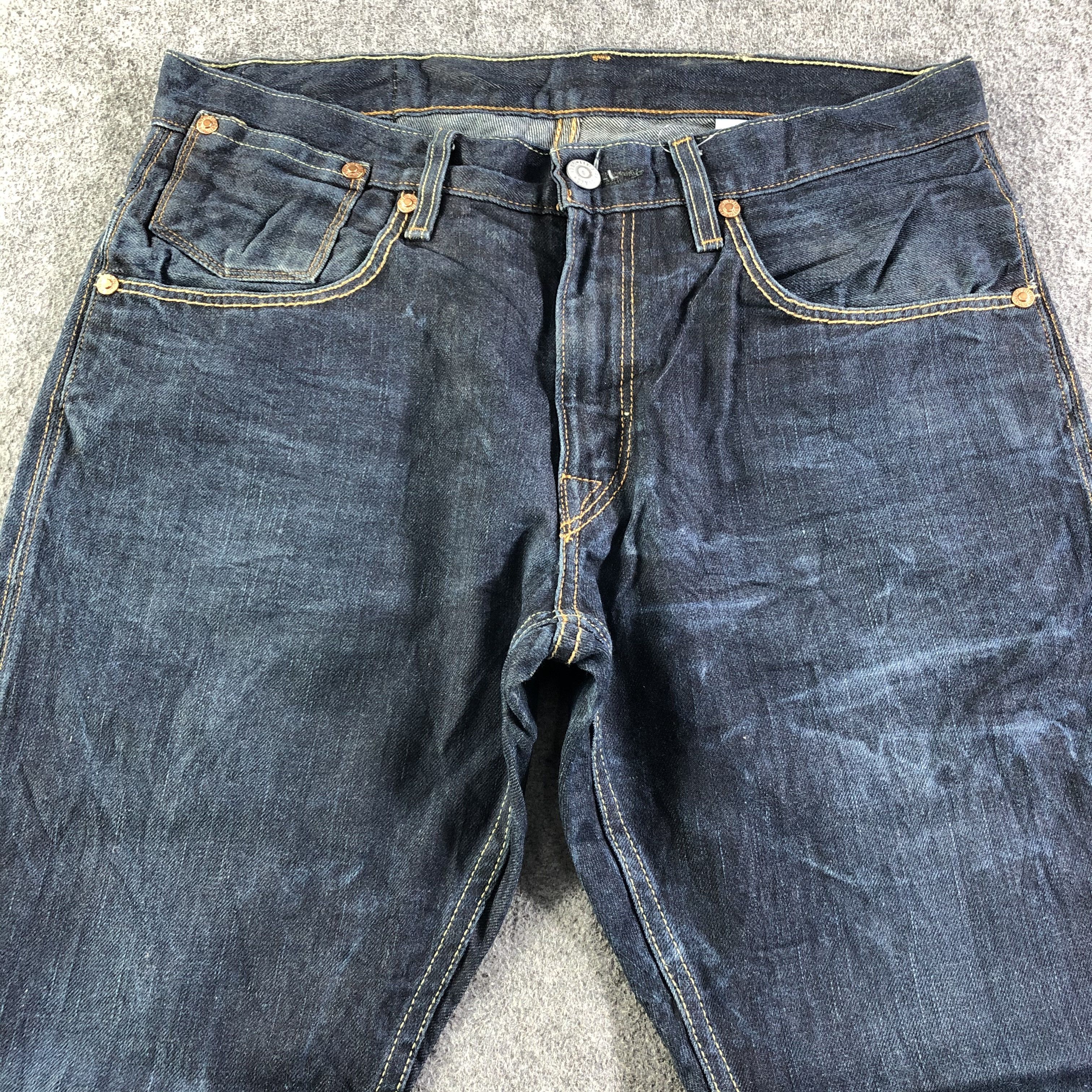 Levi's Vintage Blue Wash Levis 514 Jeans-J3055 Size US 35 - 3 Thumbnail
