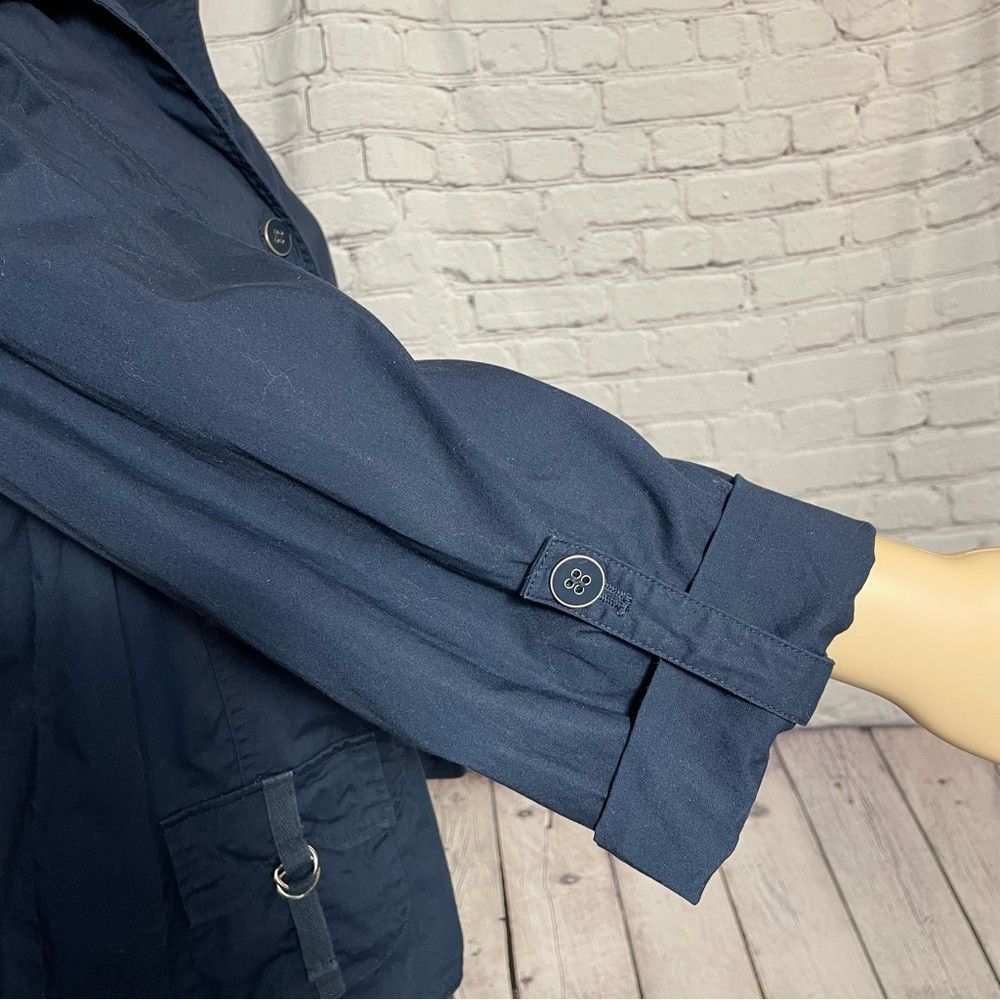 Chicos Chico's Navy Cotton Lightweight Jacket Size1 US M Size M / US 6-8 / IT 42-44 - 8 Thumbnail
