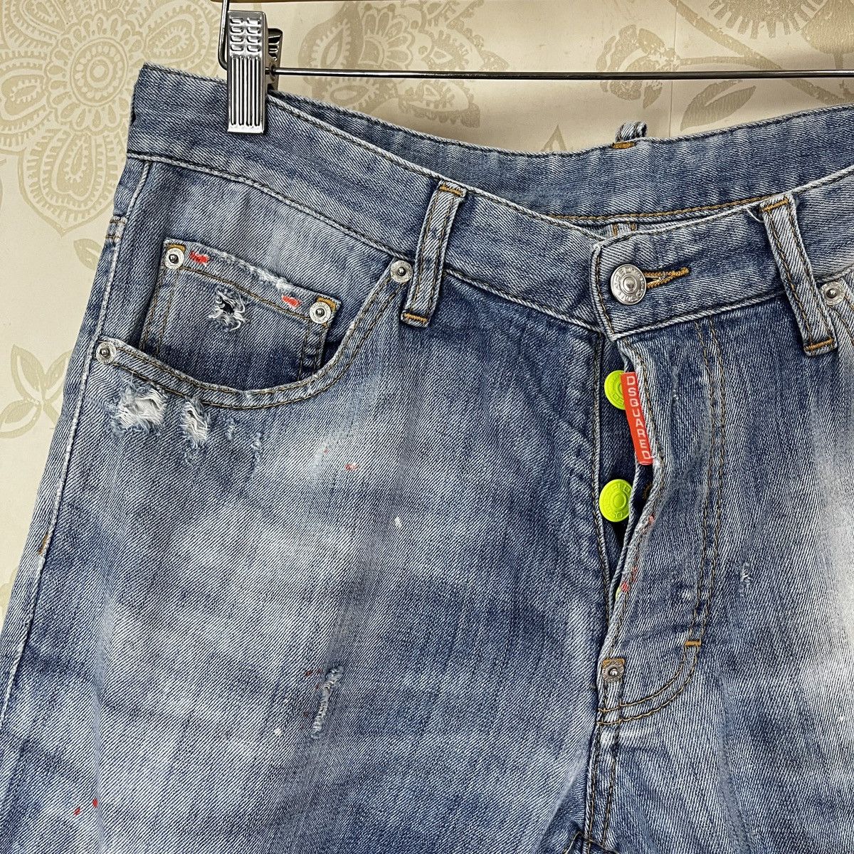 Dsquared2 DSquared2 Distressed Painters Denim Made In Italy Jeans Size US 32 / EU 48 - 6 Thumbnail