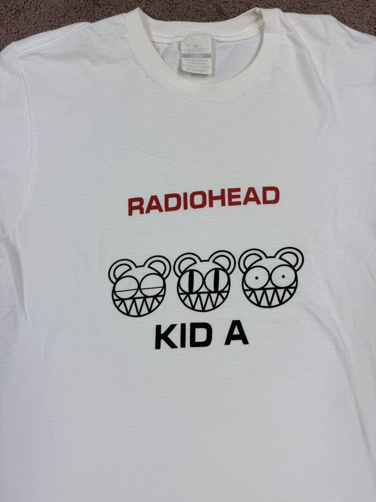 Band Tees Radiohead 2000 Kid A Promo tee Size M Size US M / EU 48-50 / 2 - 2 Thumbnail