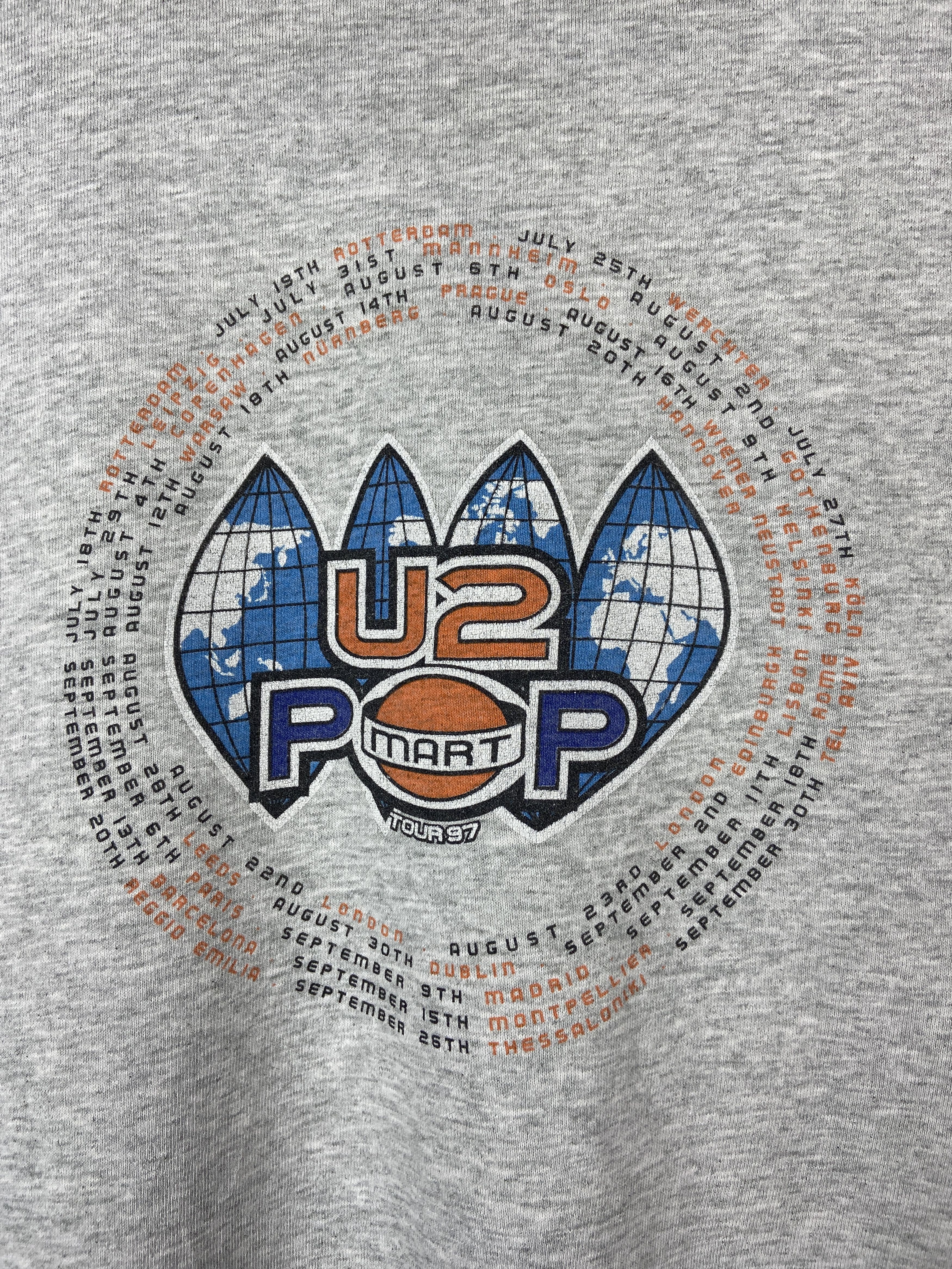 Band Tees 90s Vintage U2 Pop Rock Band Graphic T Shirt Tee Size US XL / EU 56 / 4 - 7 Thumbnail
