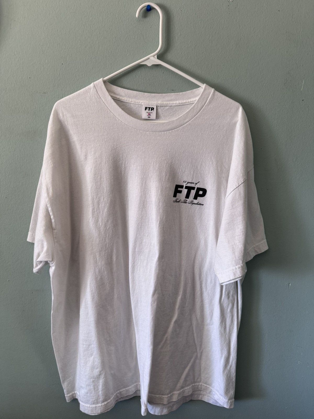 Fuck The Population FTP 15th Anniversary tee Size US XXL / EU 58 / 5 - 1 Thumbnail
