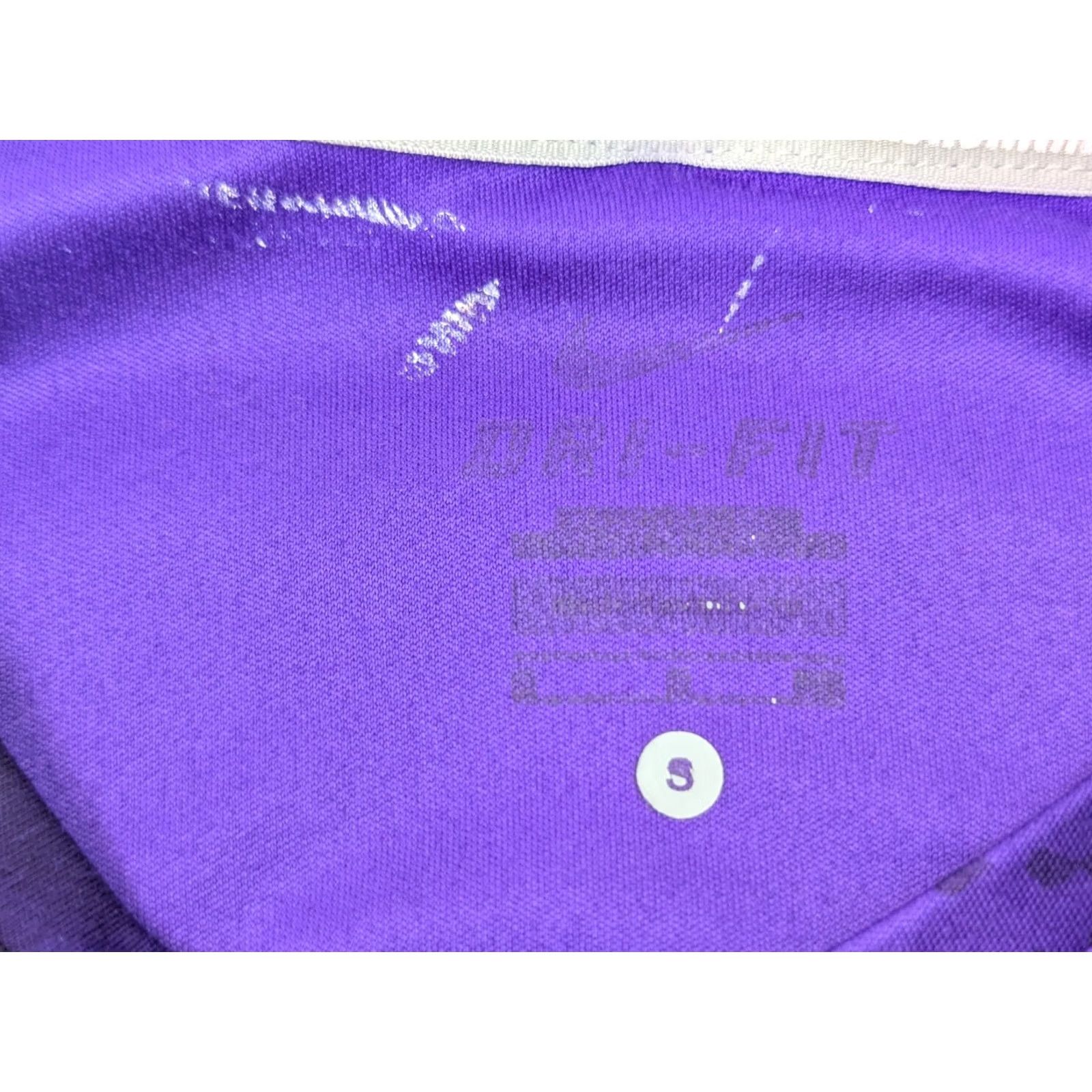 Nike Nike Miler Running Shirt Womens Small Purple Black Dri-Fit Size S / US 4 / IT 40 - 3 Thumbnail