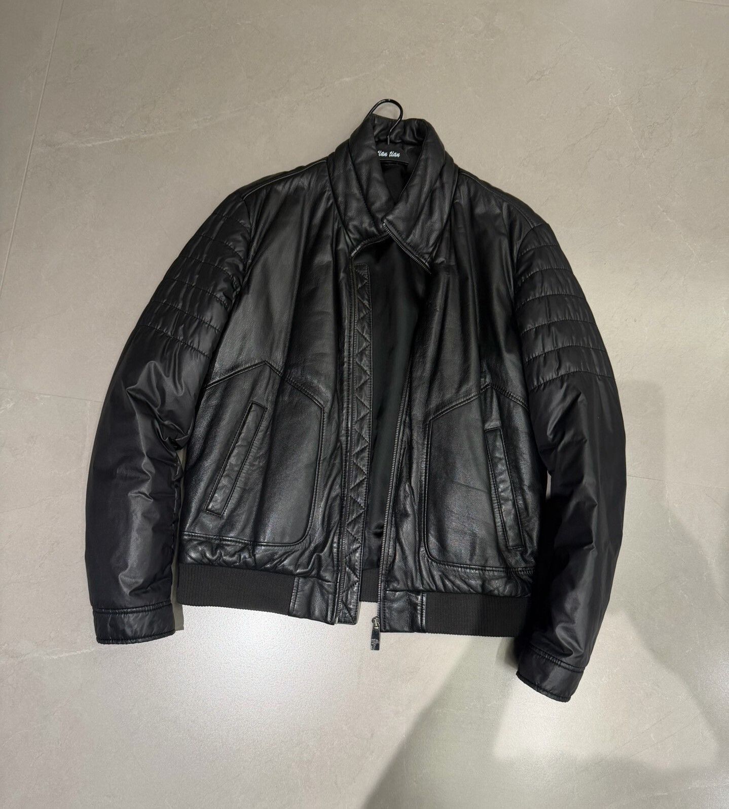 Versace Versace Men's Black Lambskin Medusa Jacket Size US M / EU 48-50 / 2 - 1 Thumbnail