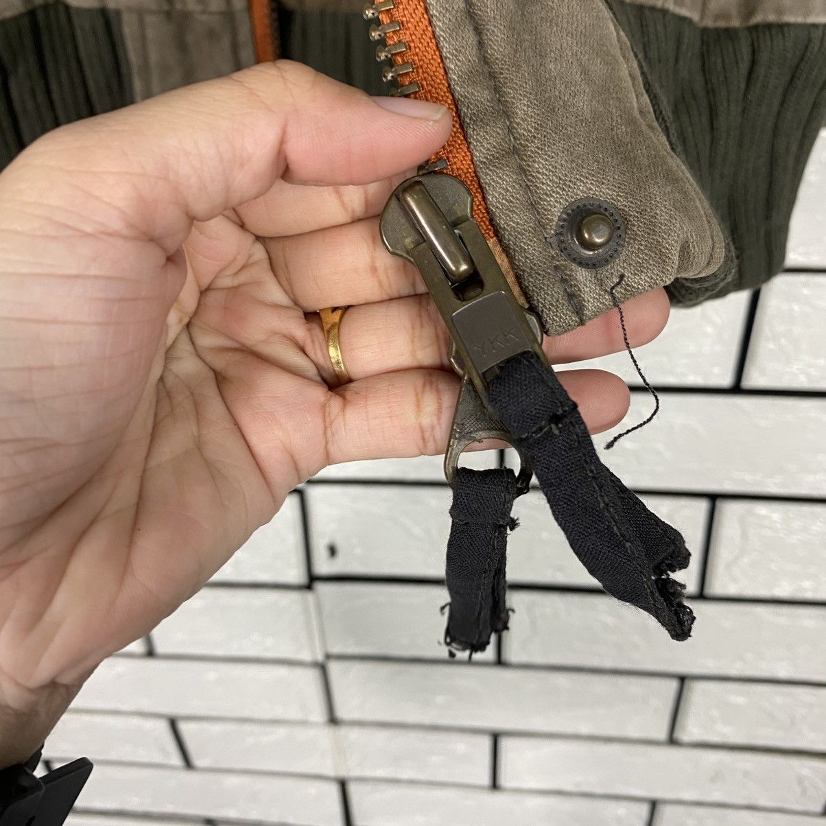 Japanese Brand 📌Cropped Bondage Parachute Biker Jacket Avirex Size US S / EU 44-46 / 1 - 17 Thumbnail