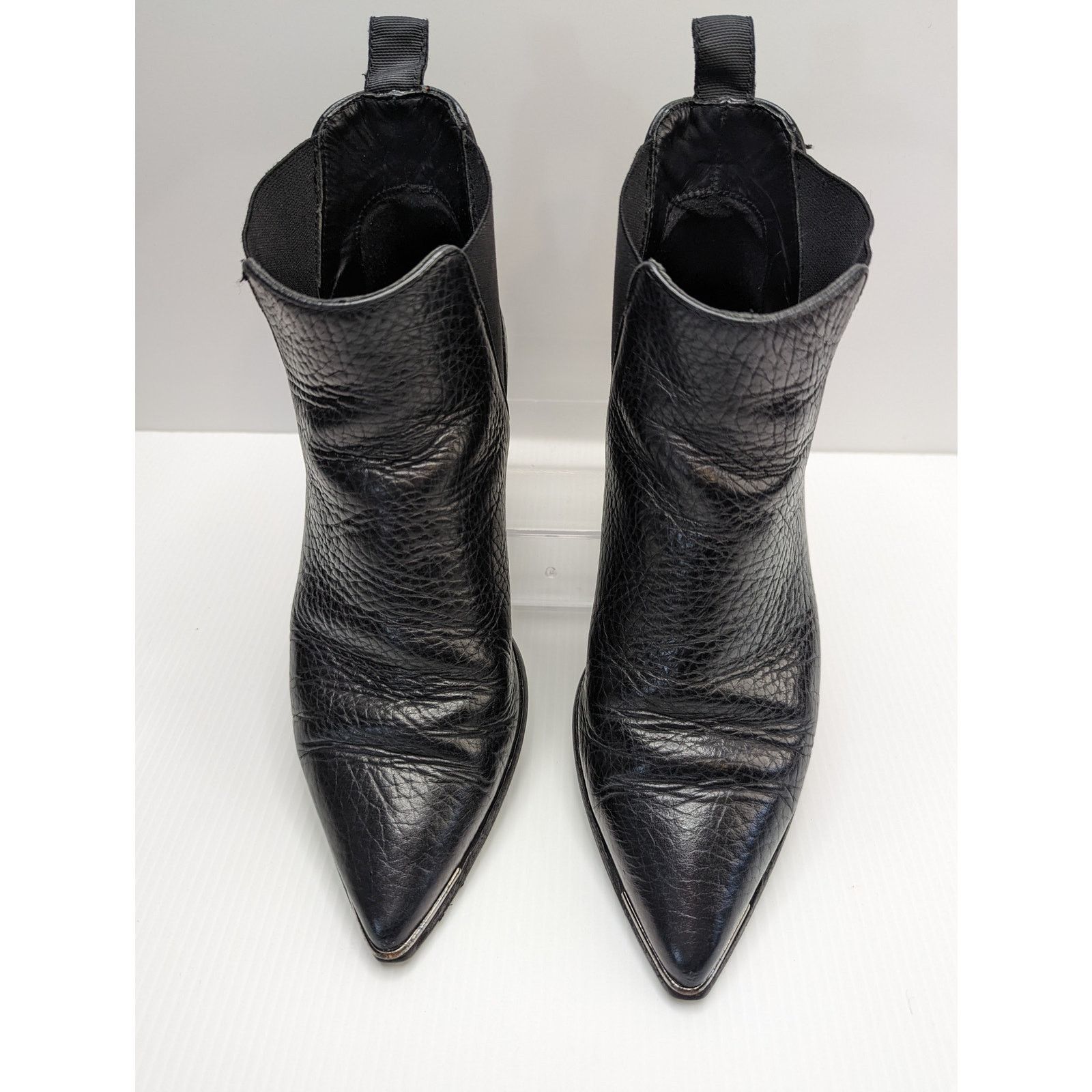 Acne Studios Acne Leather Jensen leather ankle boots black sz 36 (US 5.5) Size US 6 / IT 36 - 2 Thumbnail
