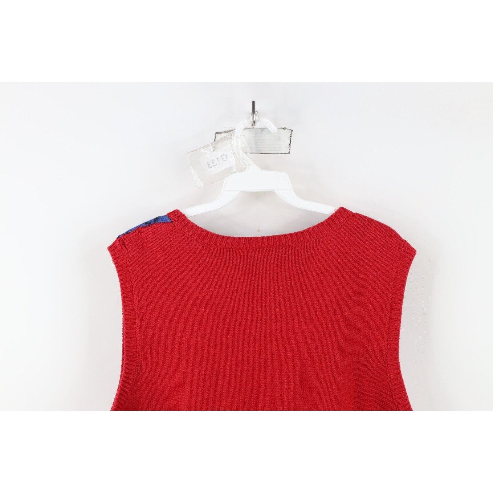 Vintage Vintage 90s Distressed Christmas Penguin Bells Sweater Vest Size XL / US 12-14 / IT 48-50 - 16 Thumbnail