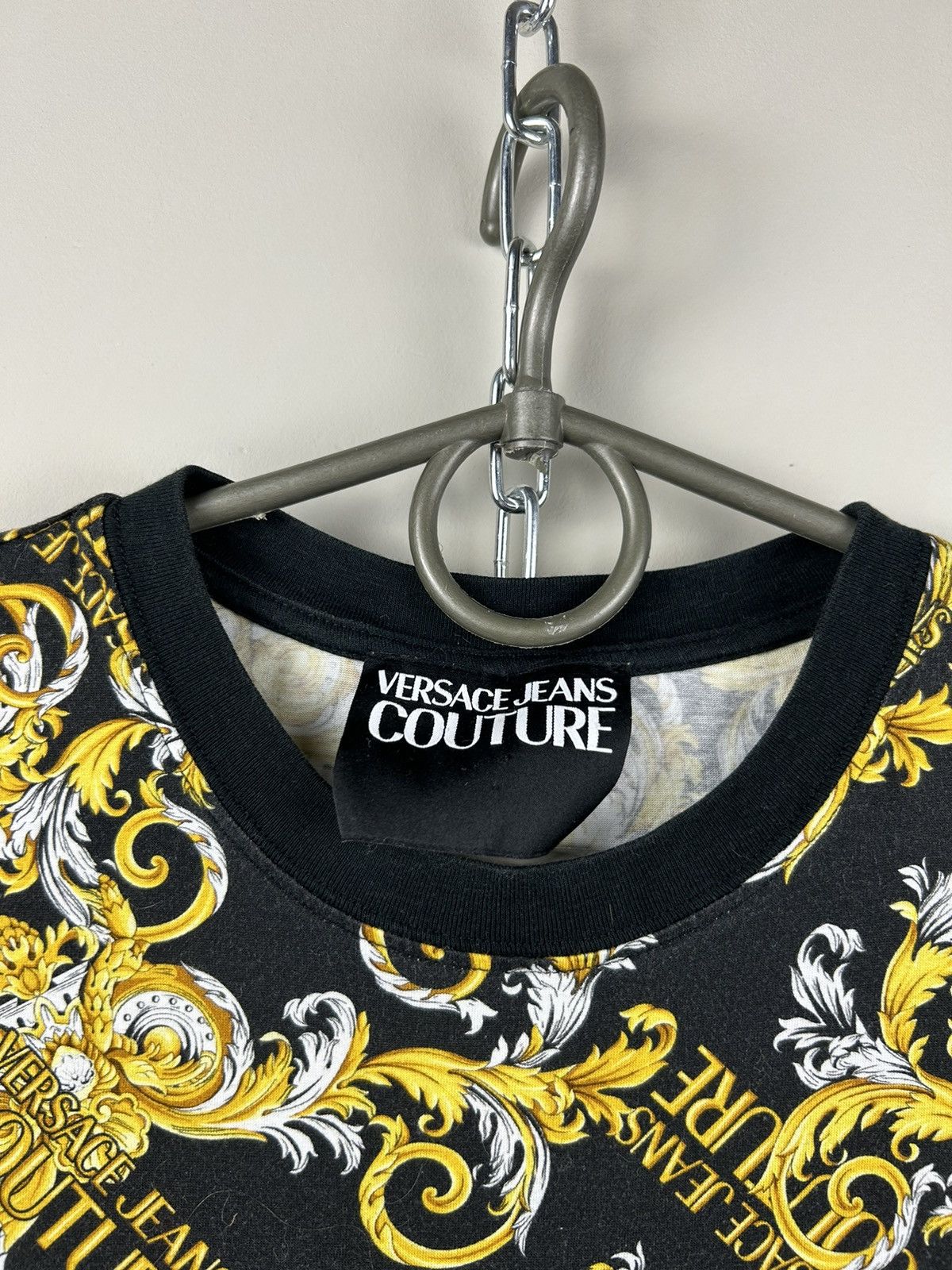 Versace Versace Jeans Couture Monogram Logo T shirt Size L / US 10 / IT 46 - 2 Thumbnail