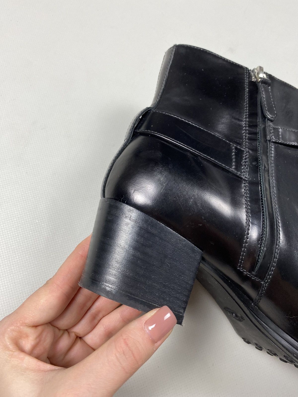 Tod's Tods ladies leather heeled boots shoes size 39 Size US 9 / IT 39 - 20 Thumbnail