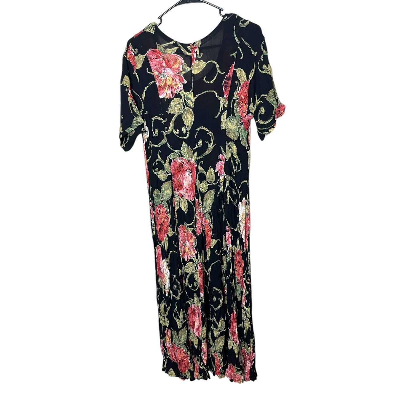 Other Vintage Nostalgia 90s Floral Print Midi Dress Size M Size M / US 6-8 / IT 42-44 - 5 Thumbnail