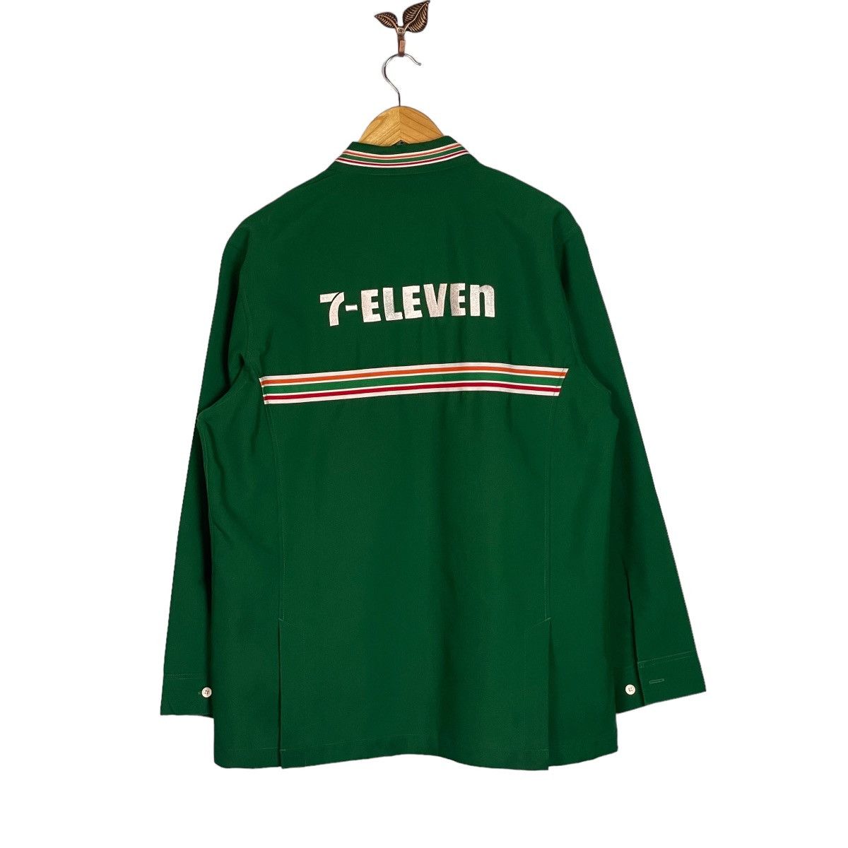 uniform experiment VTG Rare 7 Eleven Long Sleeve Uniform Jacket Size US L / EU 52-54 / 3 - 12 Thumbnail