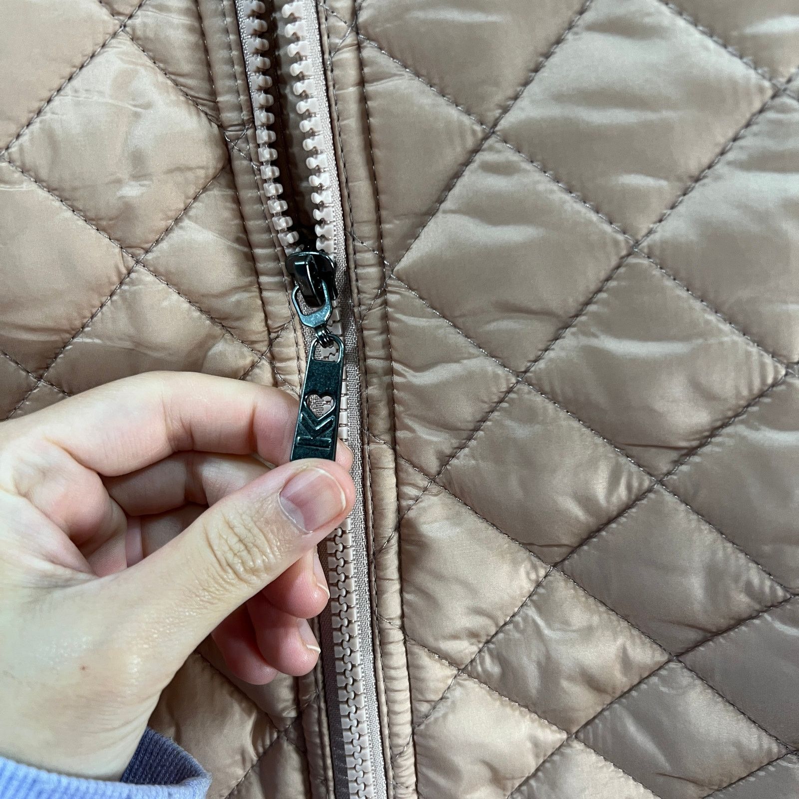 Other Belle by Kim Gravel Quilted Zip-Front Womens Jacket Size XL / US 12-14 / IT 48-50 - 6 Thumbnail