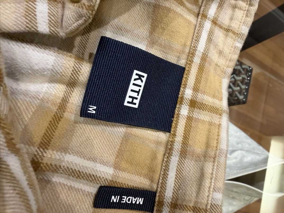 Kith Kith Plaid Button Down Flannel Shirt - Beige Size US M / EU 48-50 / 2 - 3 Thumbnail