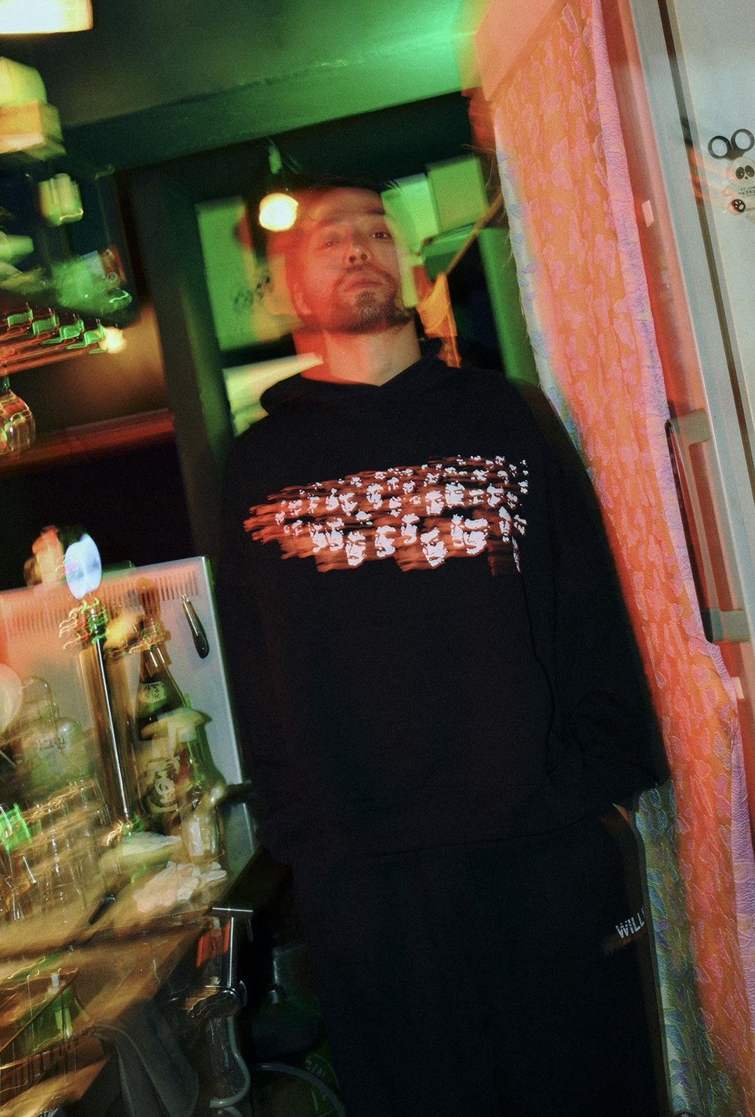 Willy Chavarria WILLY CHAVARRIA CROWD OF HEADS HOODIE Size US M / EU 48-50 / 2 - 11 Thumbnail
