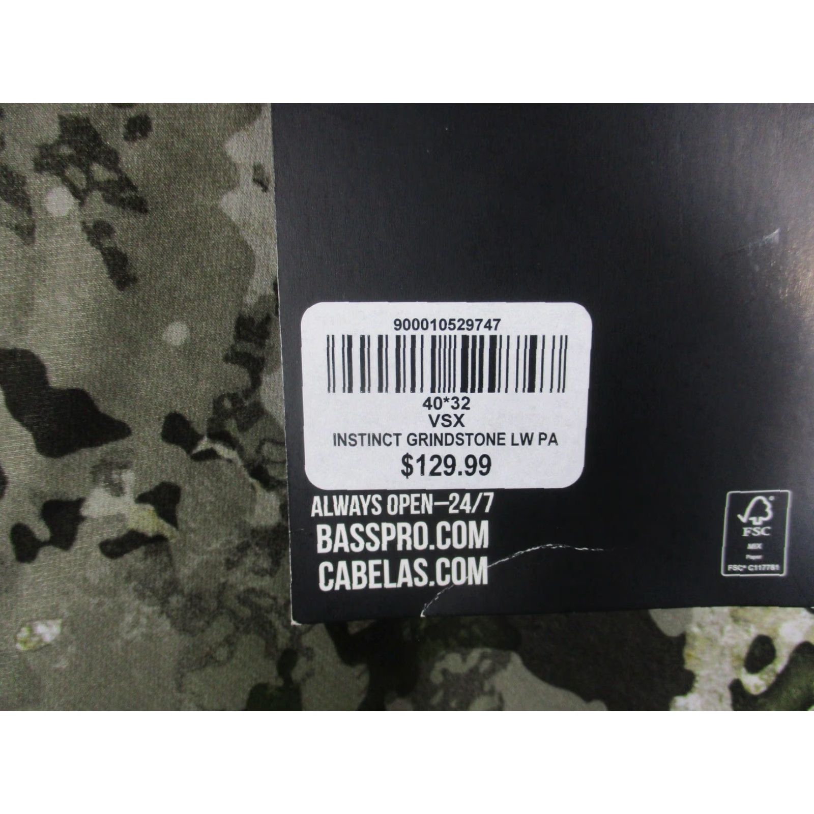 Vintage Cabela's Instinct Grindstone Pant Light Mens 40x32 VSX Camo Cargo Workwear Pants Regular Green Camouflage Size US 40 / EU 56 - 3 Thumbnail