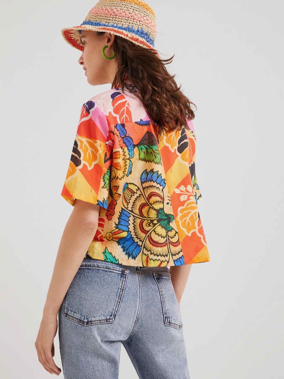 Desigual Desigual avant garde Hawaiian coloured shirt Size L / US 10 / IT 46 - 4 Thumbnail