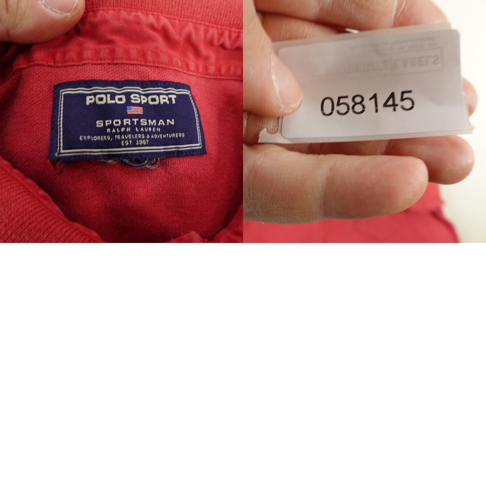 Ralph Lauren VINTAGE Ralph Lauren Polo Shirt Mens XL Red Polo Sport Sportsman Pique Cotton Pocket Y2K Size US XL / EU 56 / 4 - 8 Thumbnail