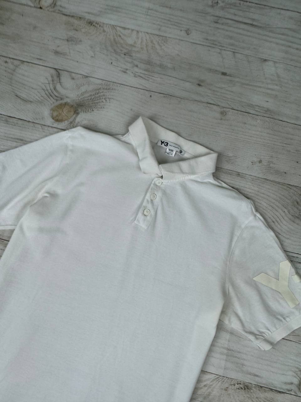 Adidas × Y-3 Adidas Y-3 Yohji Yamamoto Polo Shirt Size US XL / EU 56 / 4 - 2 Thumbnail