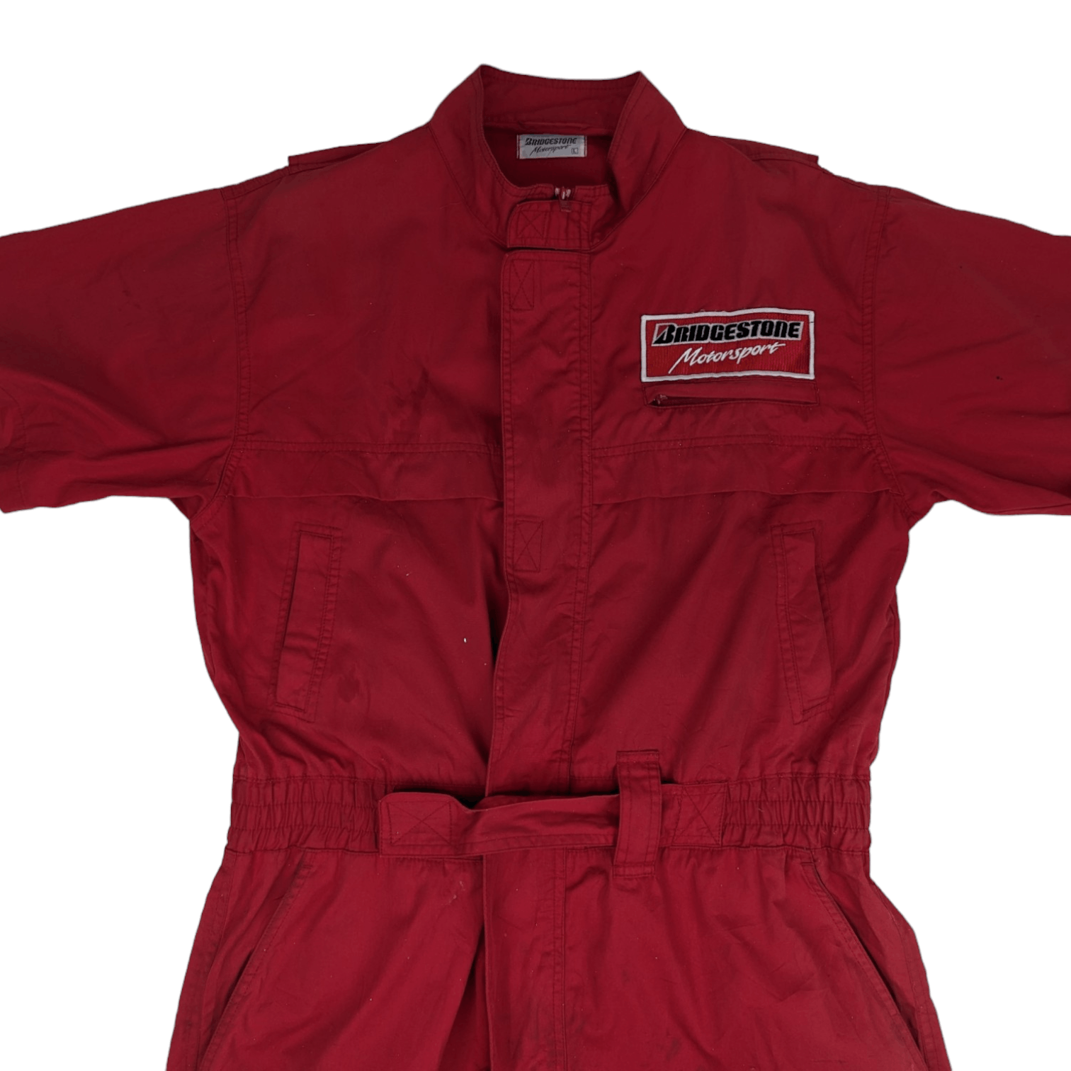 Japanese Brand Vintage BRIDGESTONE Racing Overall Jumpsuit Size US 35 - 4 Thumbnail
