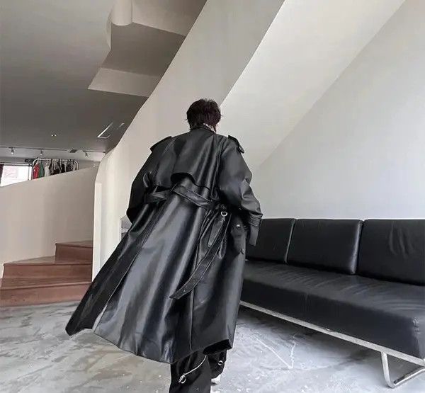 Other Higuchi x Ezaki Faux Leather Belted Trench Coat Size US L / EU 52-54 / 3 - 5 Thumbnail