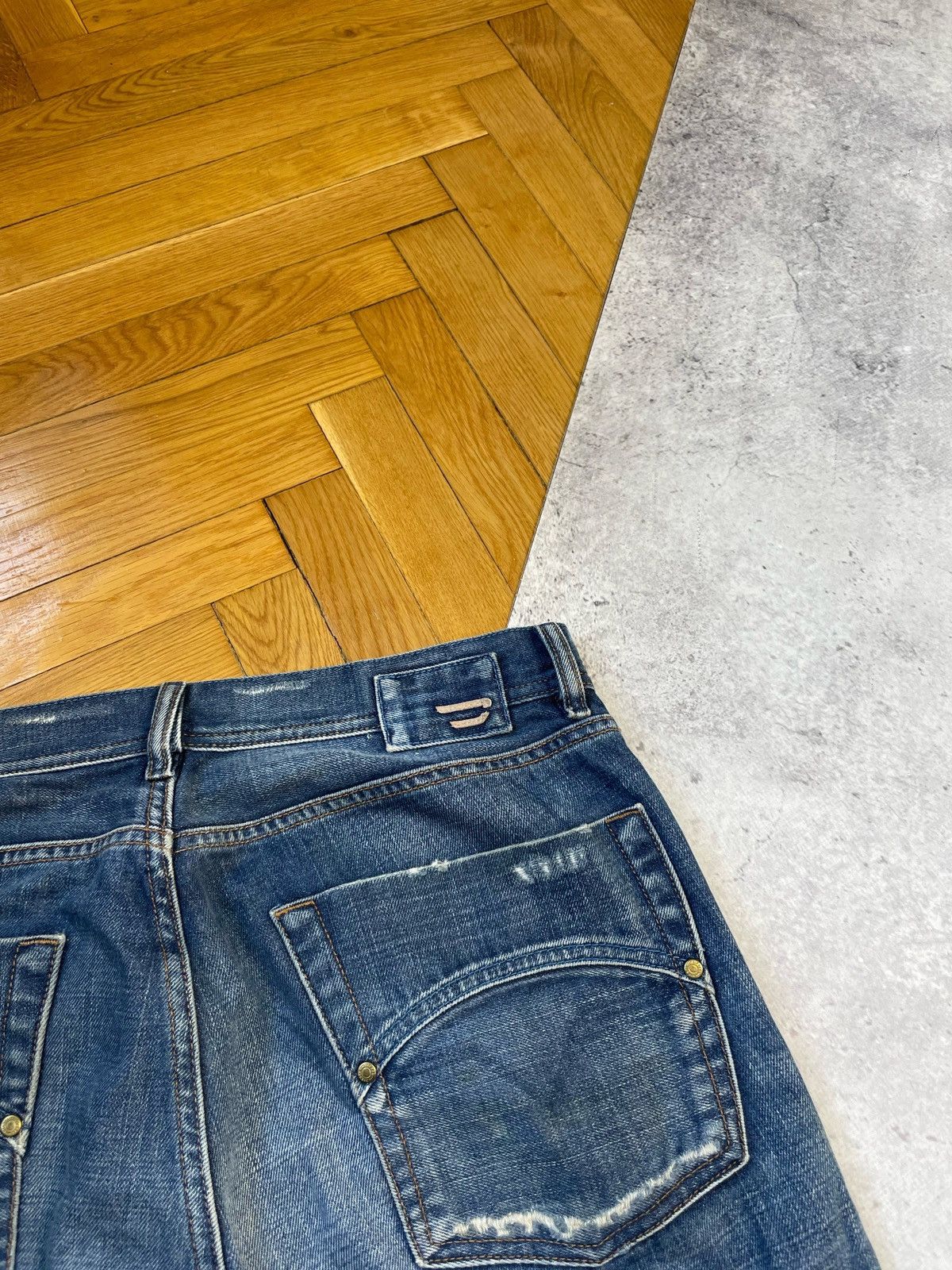 Diesel × Diesel Black Gold Vintage Y2K Diesel Dirty Faded Distressed Pants Mens Size 32 Size US 32 / EU 48 - 5 Thumbnail