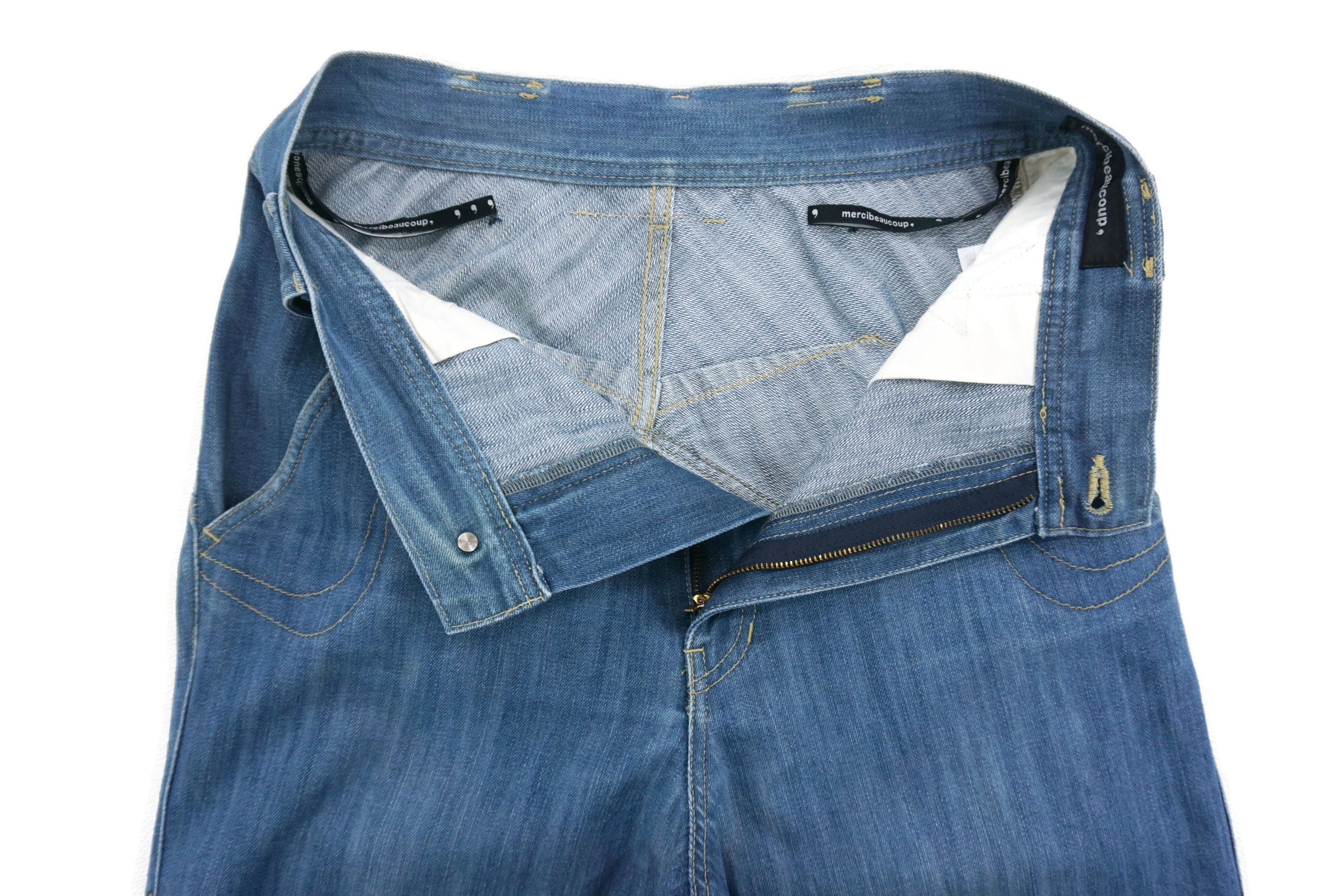 Japanese Brand Mercibeaucoup Jeans fit W31xL25.5 Dropped Crotch Cropped Size US 28 / EU 44 - 7 Thumbnail