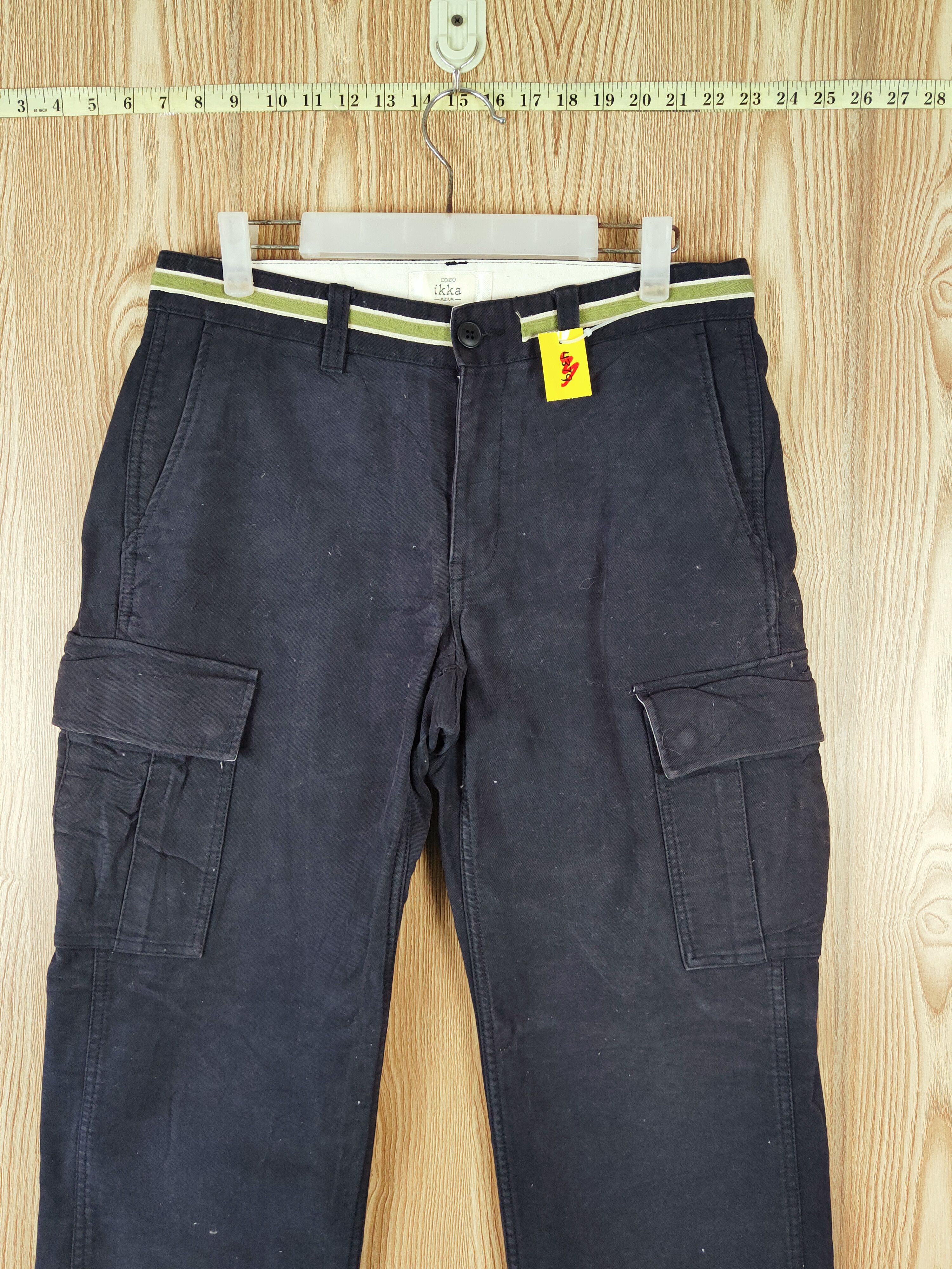 Japanese Brand Ciqueto ikka Navy Multipocket Tactical Cargo Pants #W329 Size US 31 - 2 Thumbnail