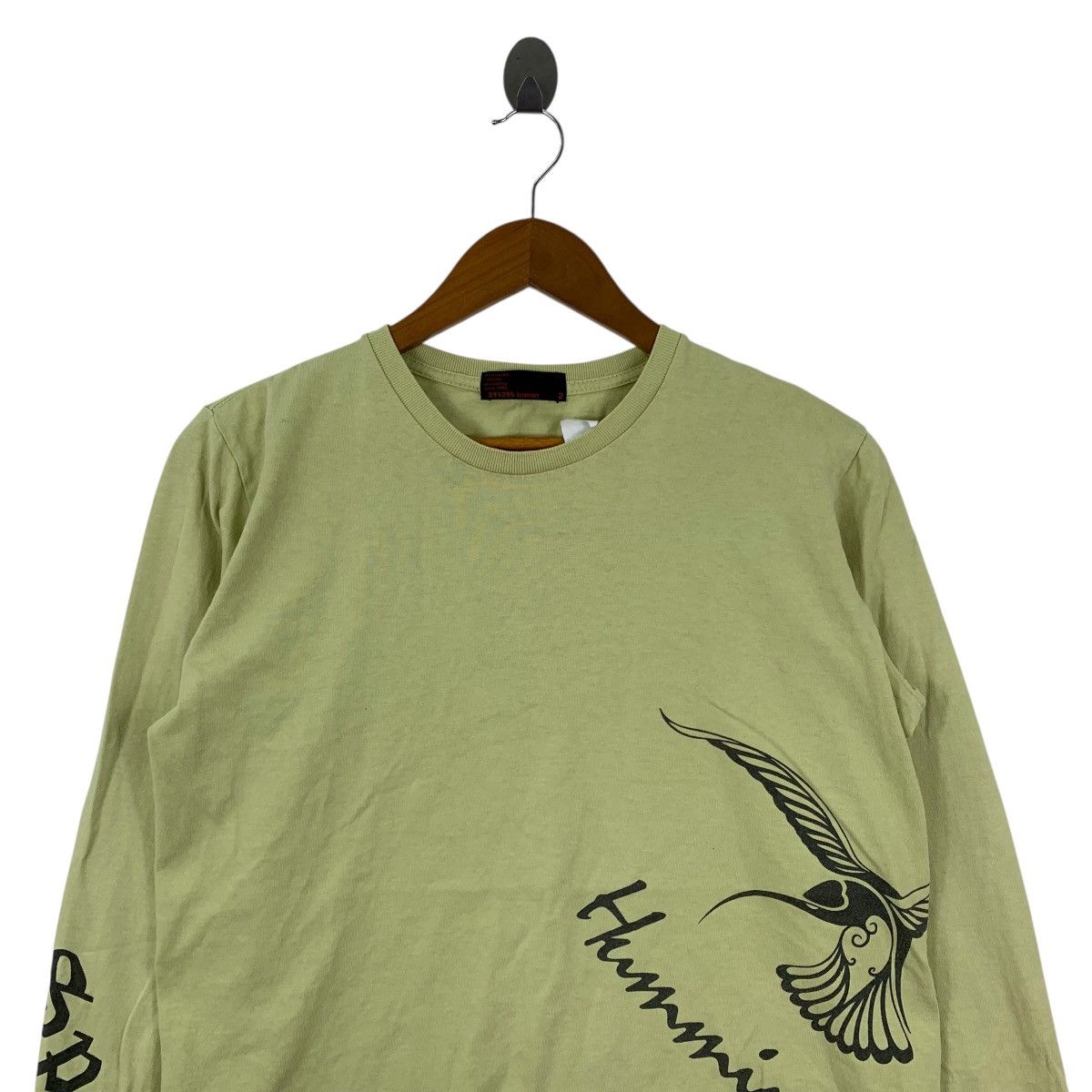 Japanese Brand 291295 HOMME Humming Bird Japanese Brand Long Sleeve Tshirt Size US M / EU 48-50 / 2 - 2 Thumbnail