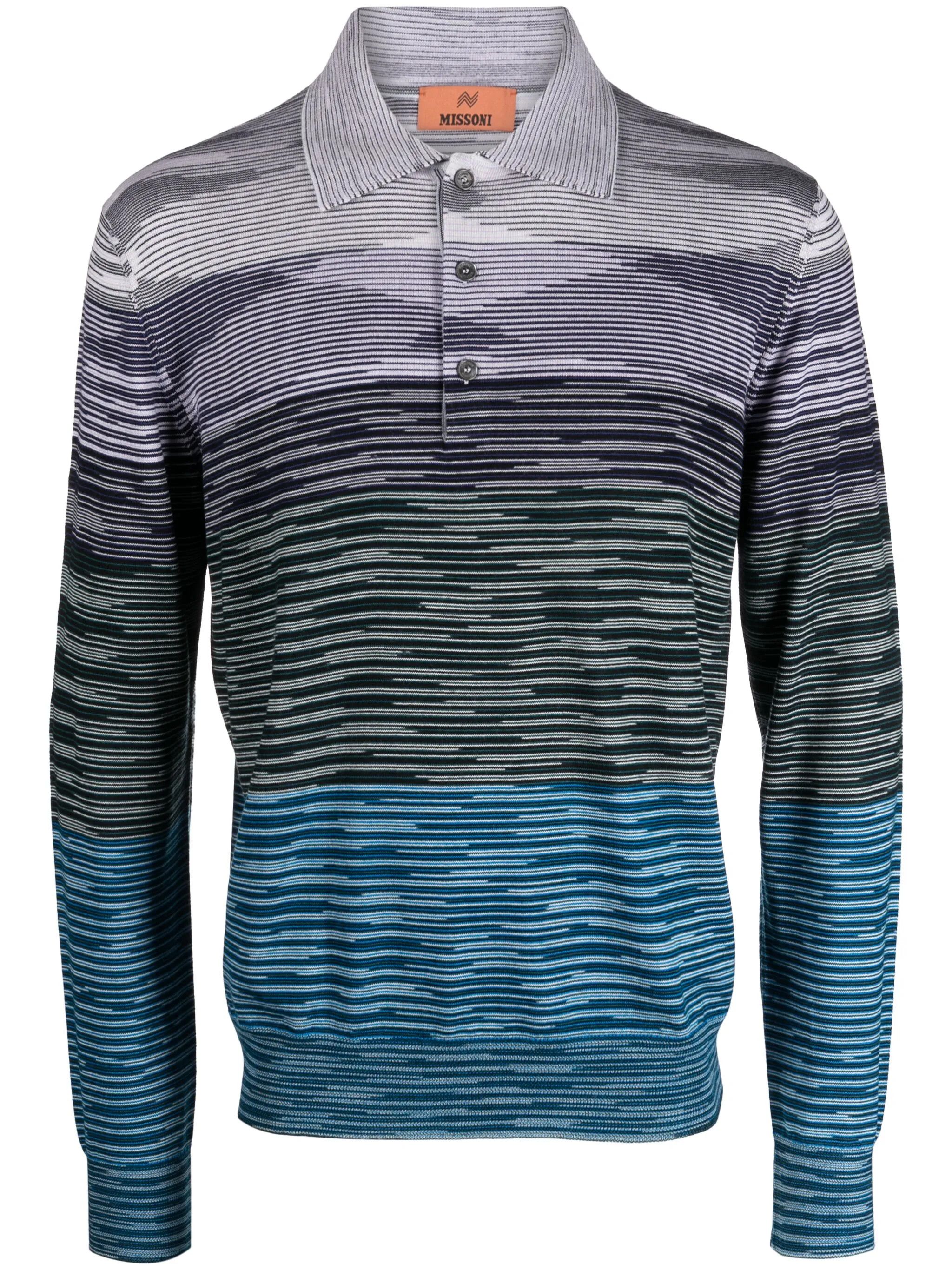 Missoni o1y0225 Polo Shirt in Multicolor Size US M / EU 48-50 / 2 - 1 Thumbnail