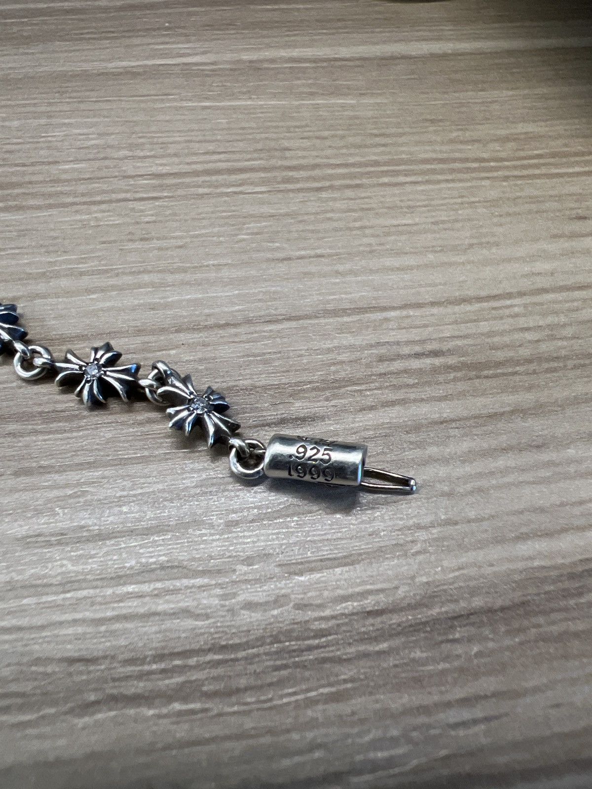 Chrome Hearts Chrome Hearts Tiny E Diamond Bracelet 11 Link Size ONE SIZE - 11 Thumbnail