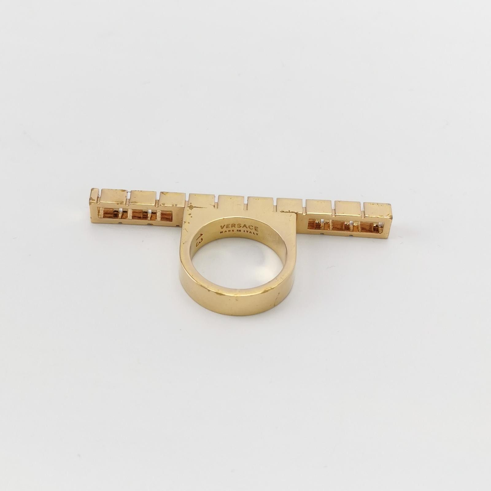 Versace Versace Greek Key Ring Size 13 -z2505 Size ONE SIZE - 5 Thumbnail