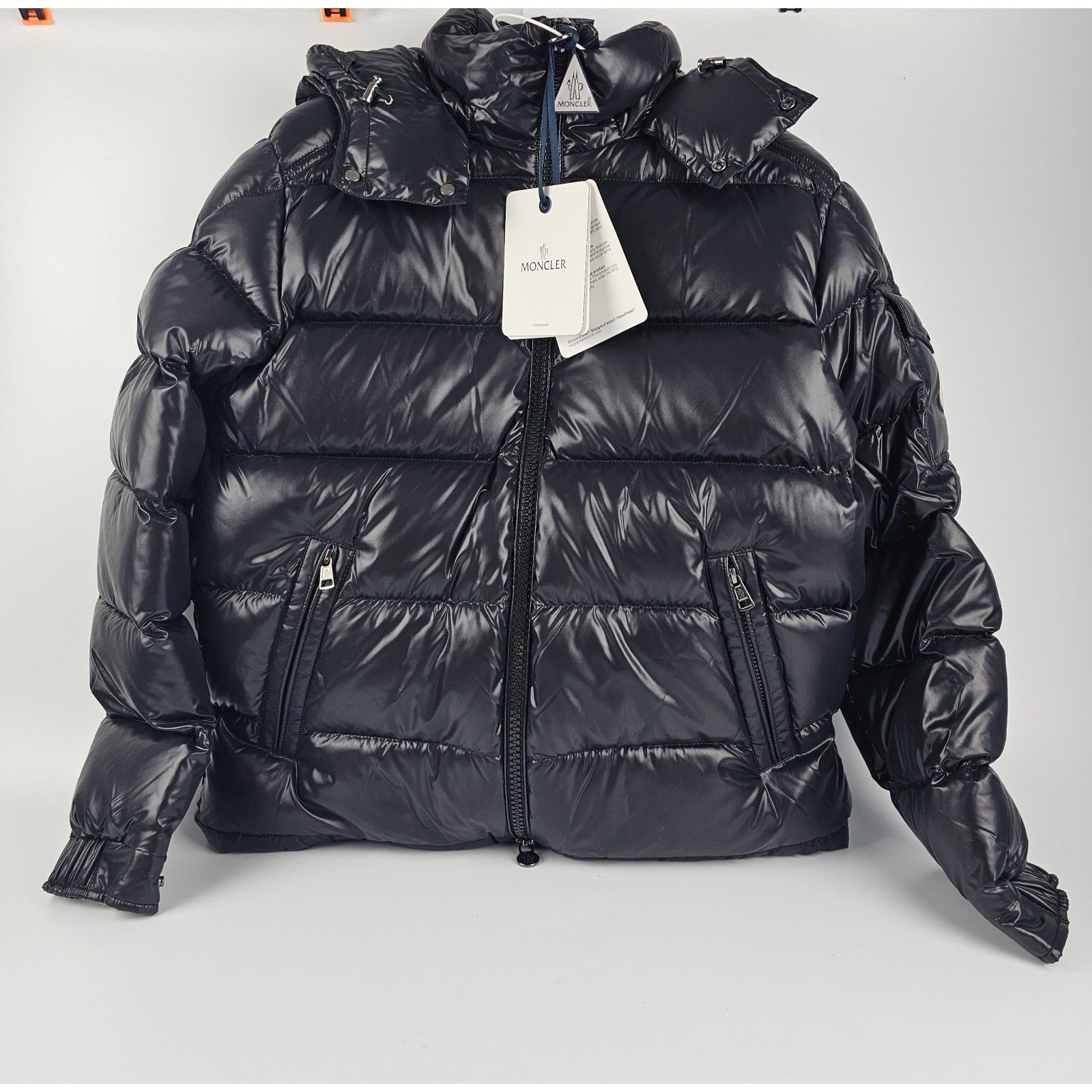 Moncler MONCLER Maya Men's Black Down Jacket New (Men's size:M;) Size US M / EU 48-50 / 2 - 1 Thumbnail