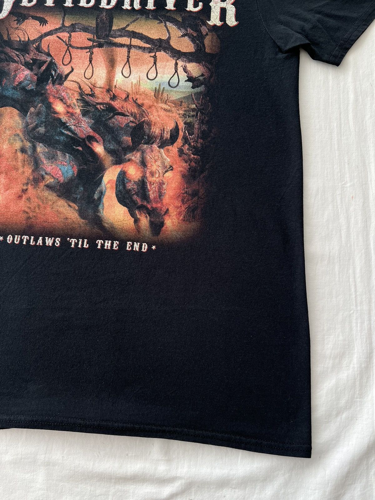 Band Tees Vintage 2010s DevilDriver Outlaws til the End Metal Band Size US M / EU 48-50 / 2 - 6 Thumbnail