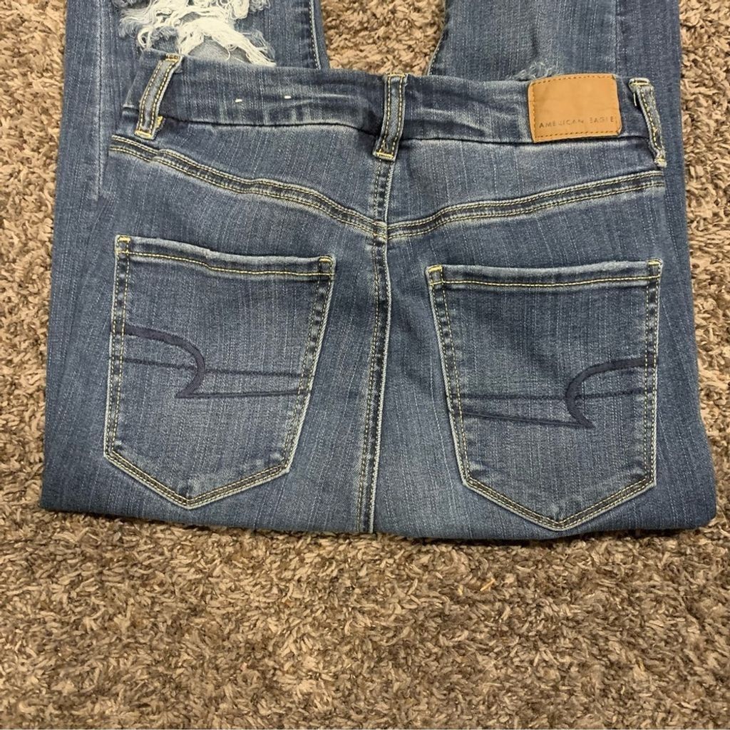 American Eagle Outfitters Women’s American Eagle Curvy Super High Rise Jegging Jeans Size 26" / US 2 / IT 38 - 1 Thumbnail