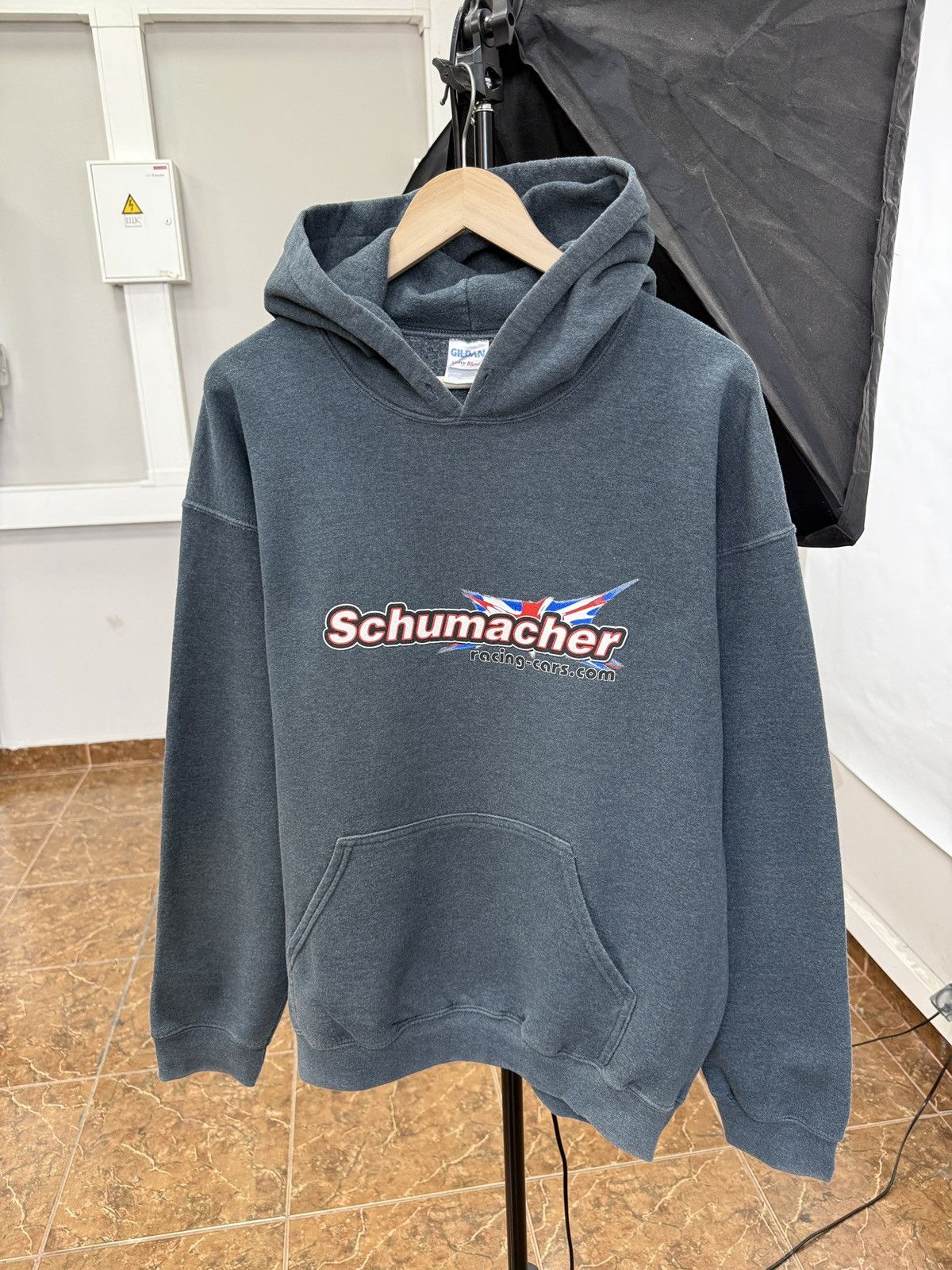 Ferrari 🇬🇧 Vintage 2000s Michael Schumacher F1 Racing Car Hoodie RC Size US L / EU 52-54 / 3 - 1 Thumbnail