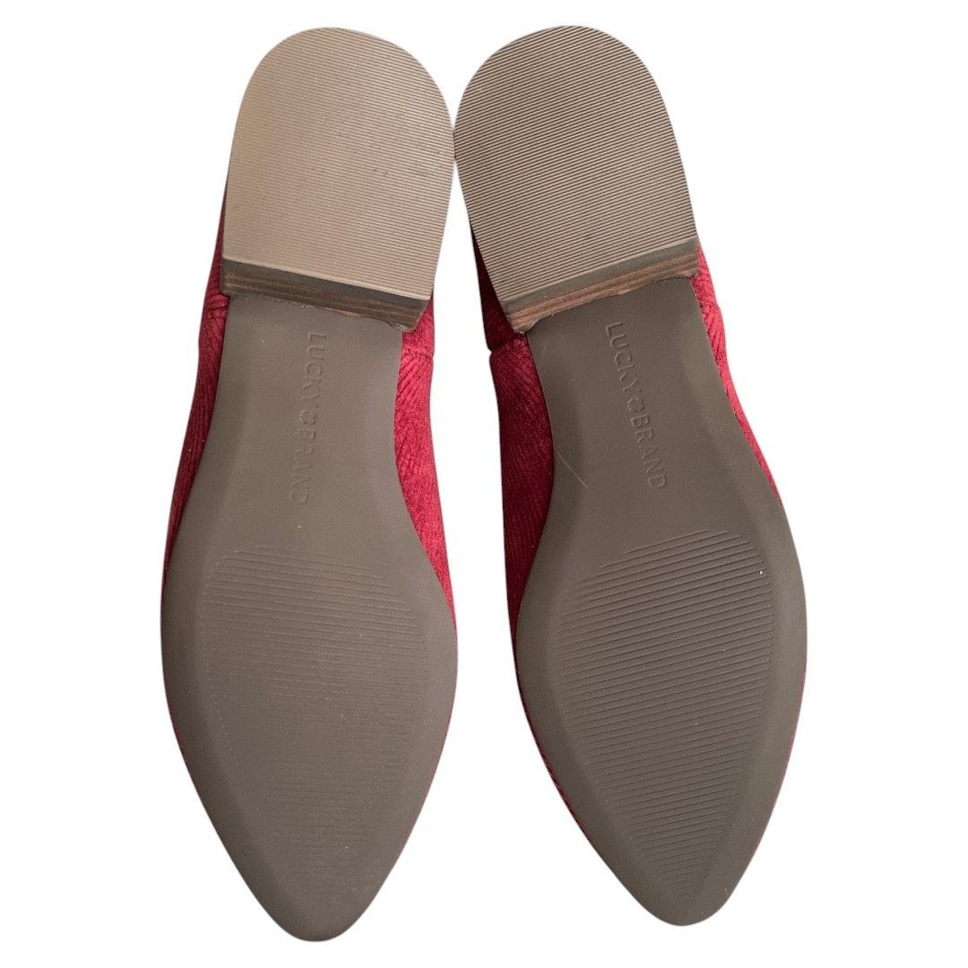 Lucky Brand LUCKY BRAND Burgandy Pointed Toe Chelsea Boots, US7 Size US 7 / IT 37 - 7 Thumbnail