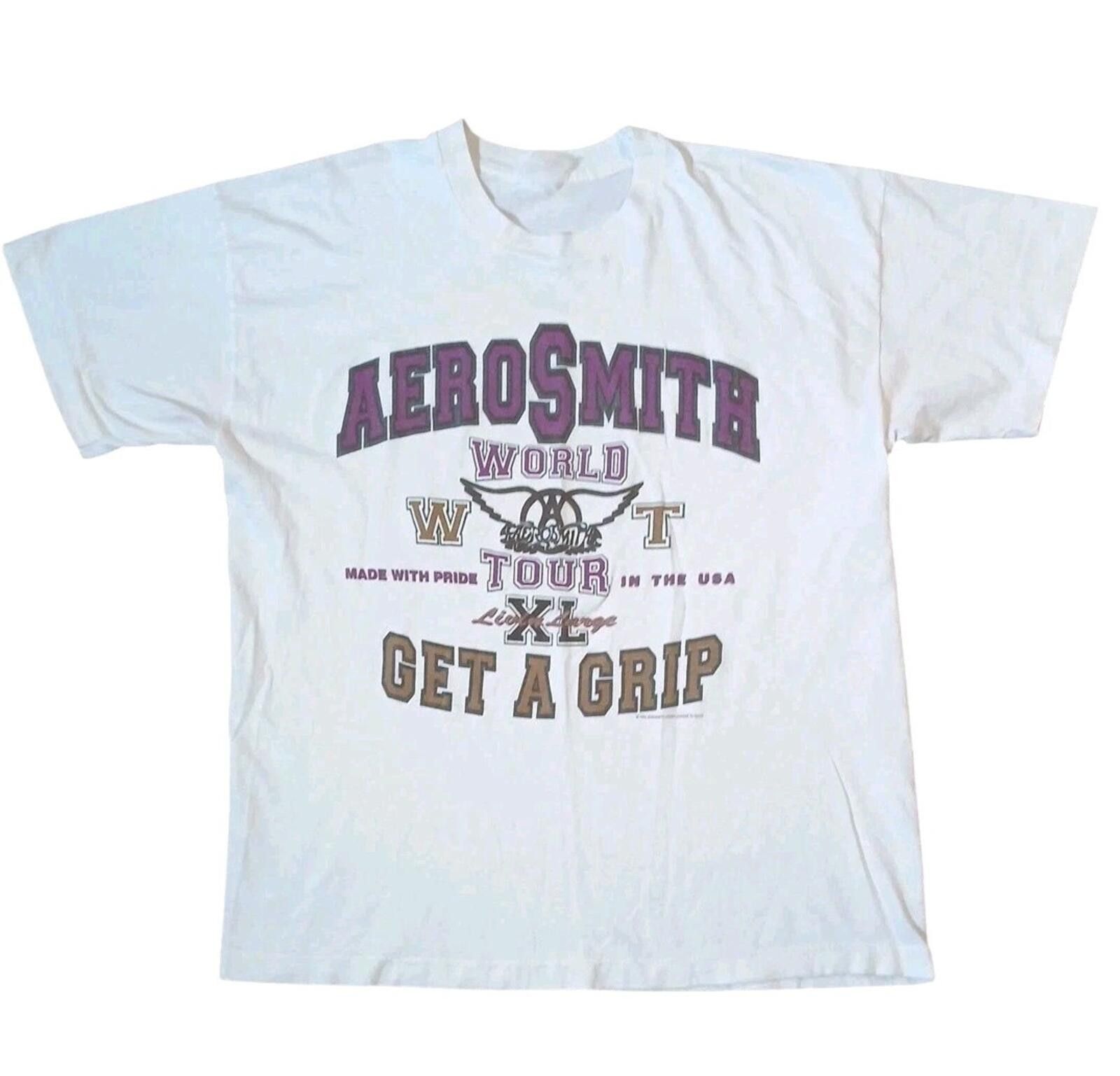 Acme Clothing Aerosmith Get a Grip 1993 World Tour T-Shirt Size Large Size US L / EU 52-54 / 3 - 1 Thumbnail